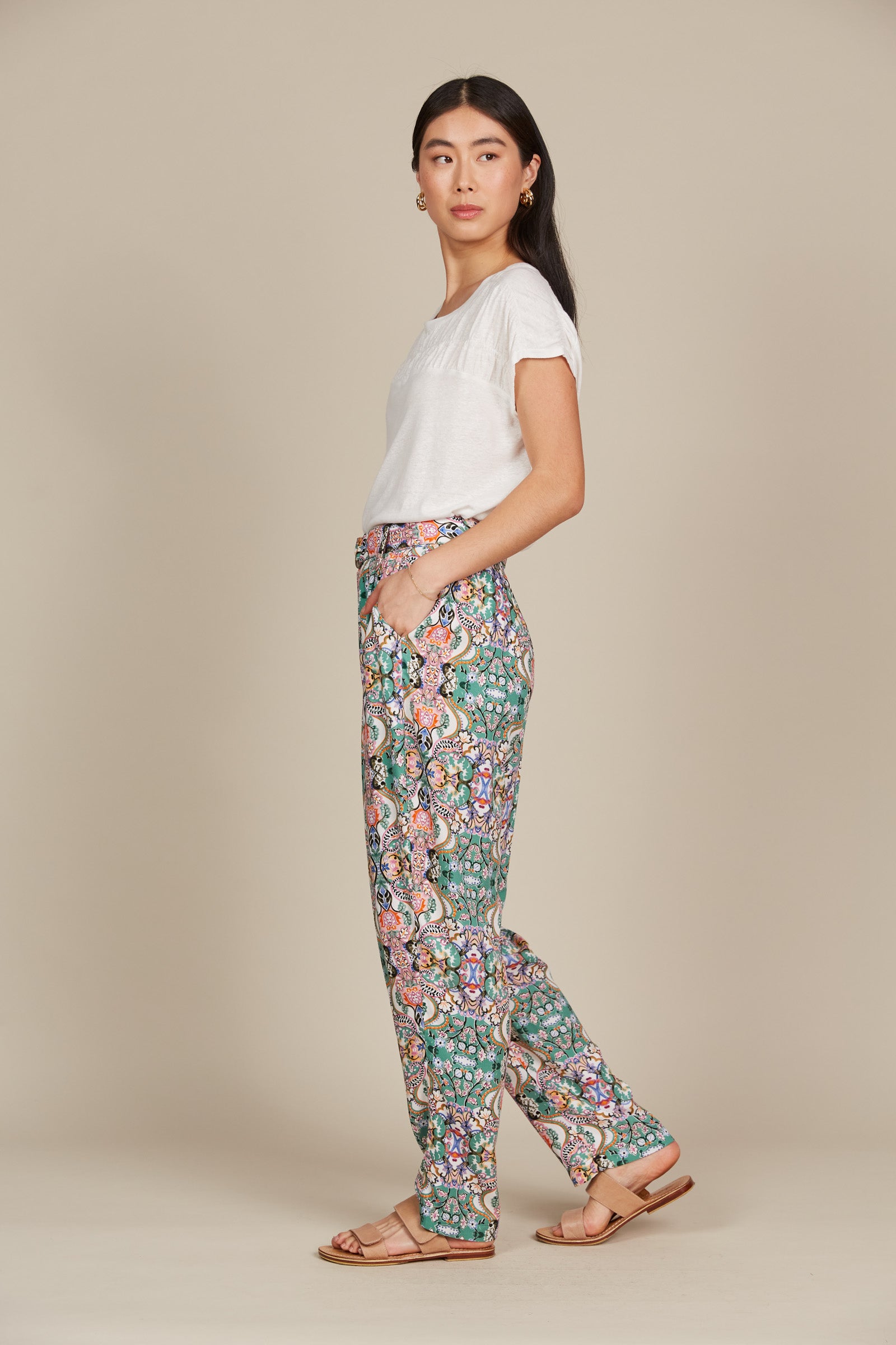 Esme Pant - Lotus Fleuron