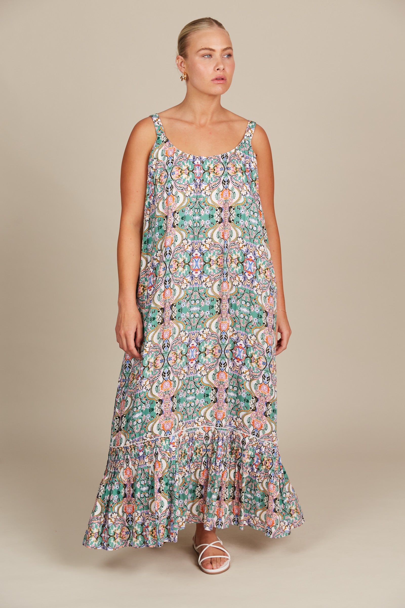 Esme Tank Dress - Lotus Fleuron