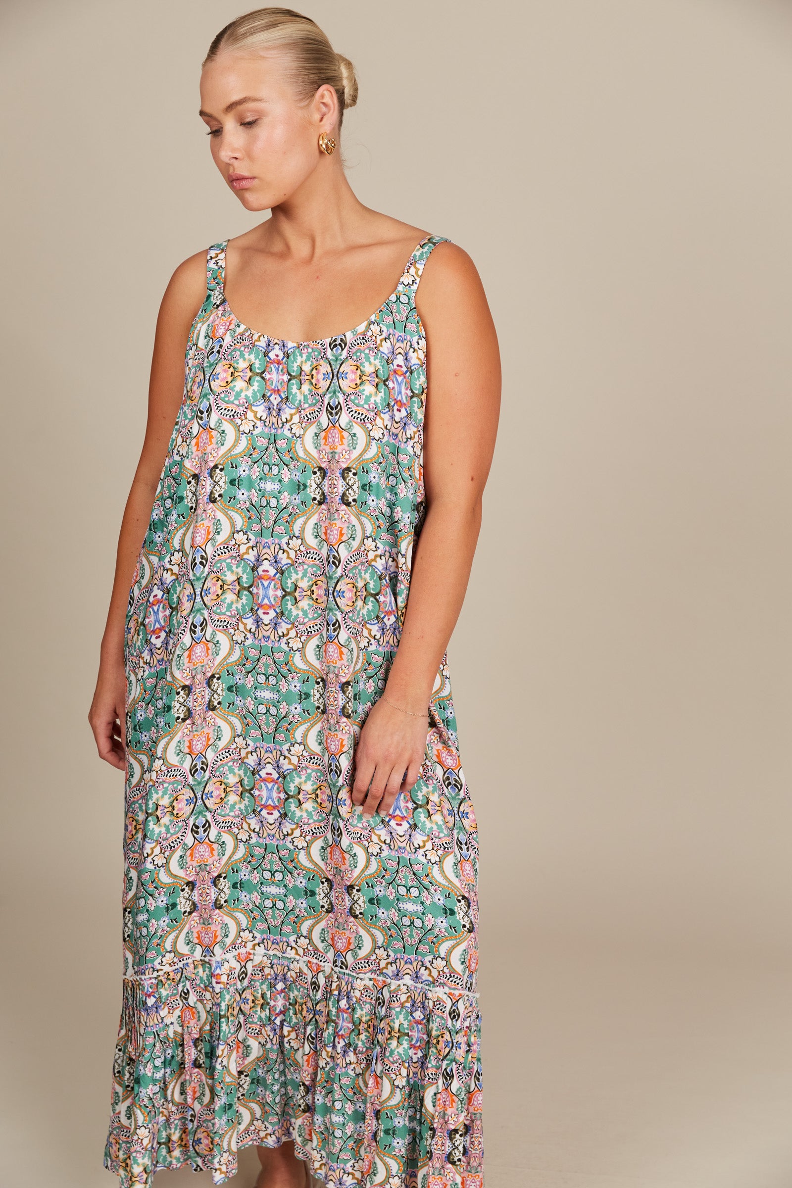 Esme Tank Dress - Lotus Fleuron
