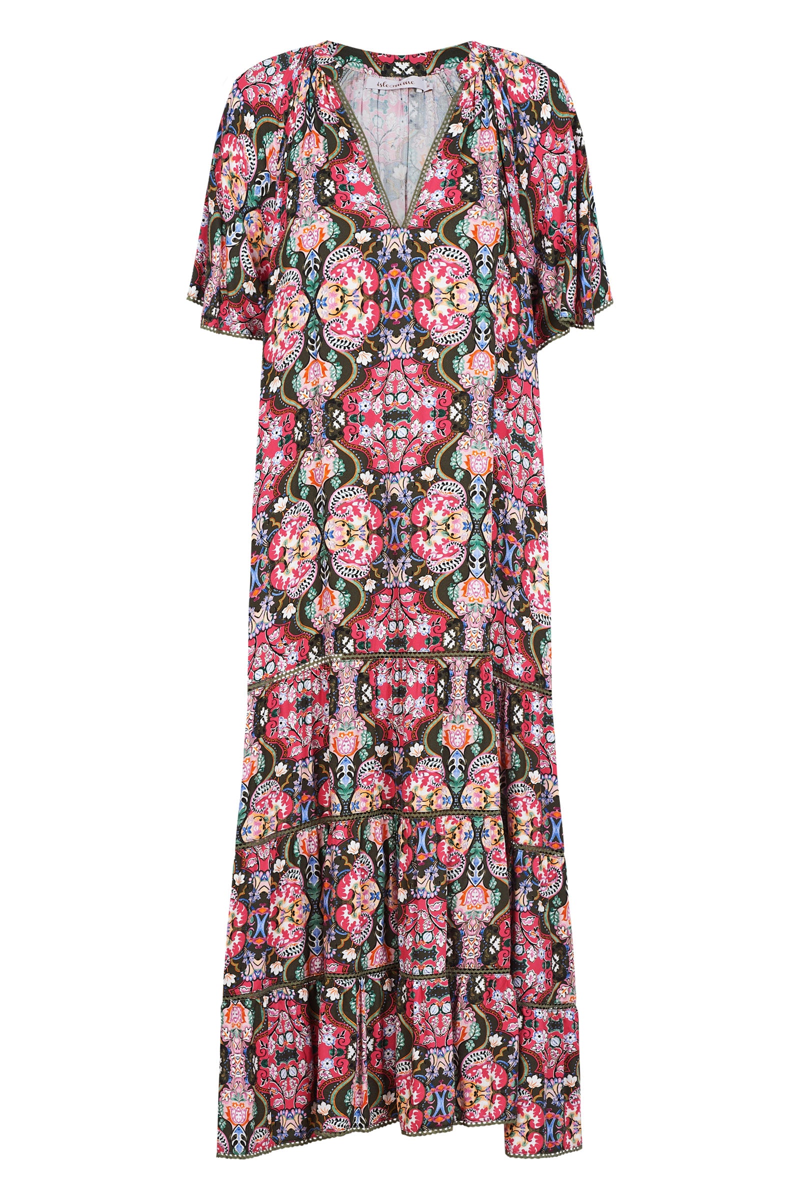 Esme Maxi - Olive Fleuron