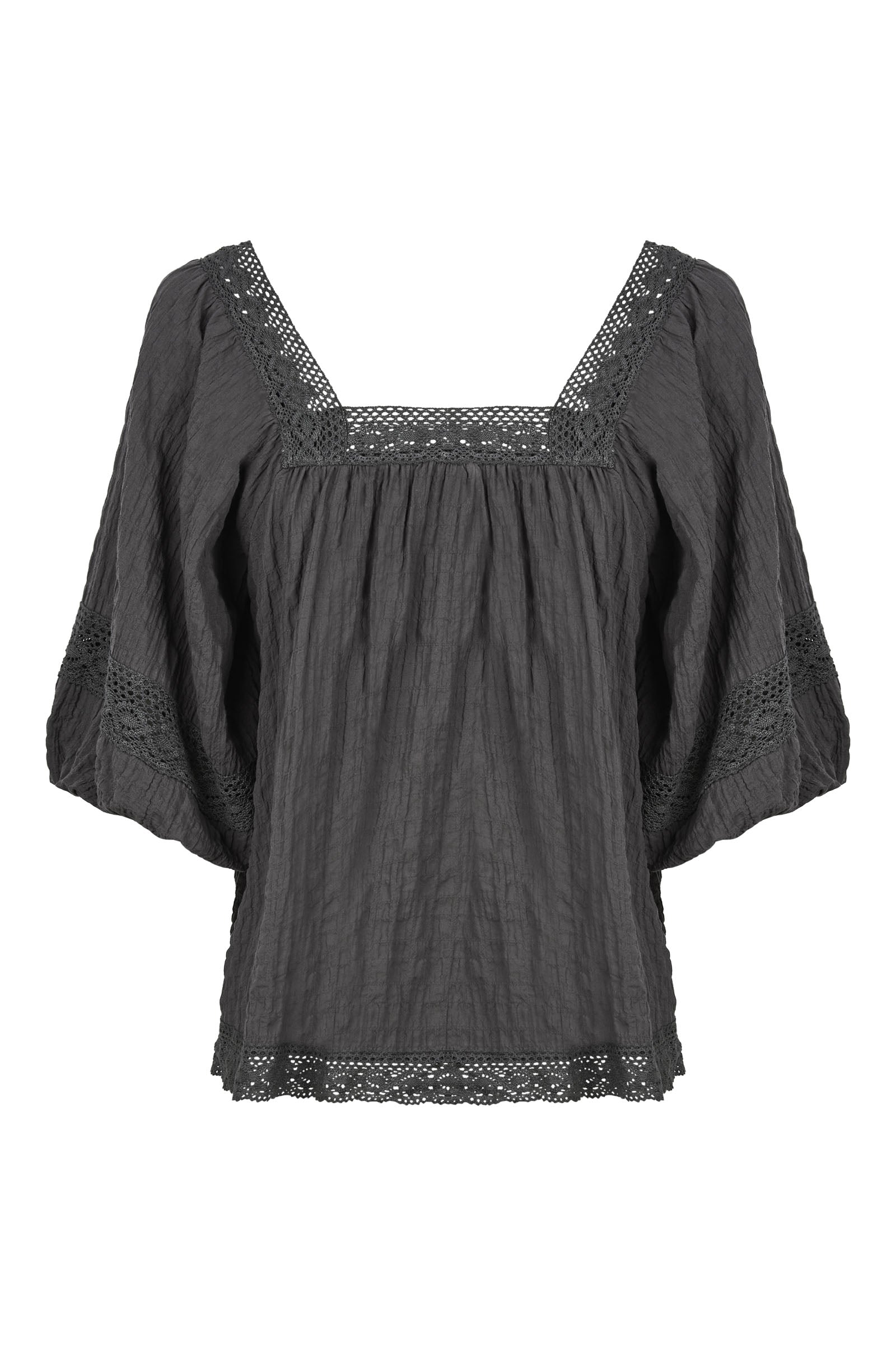 Fleur Top - Graphite