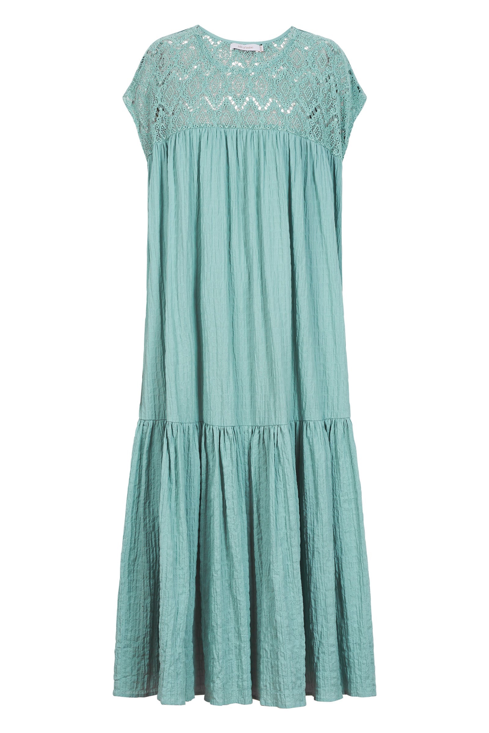 Fleur Relaxed Dress - Seafoam - Isle of Mine Clothing - Dress Maxi One Size