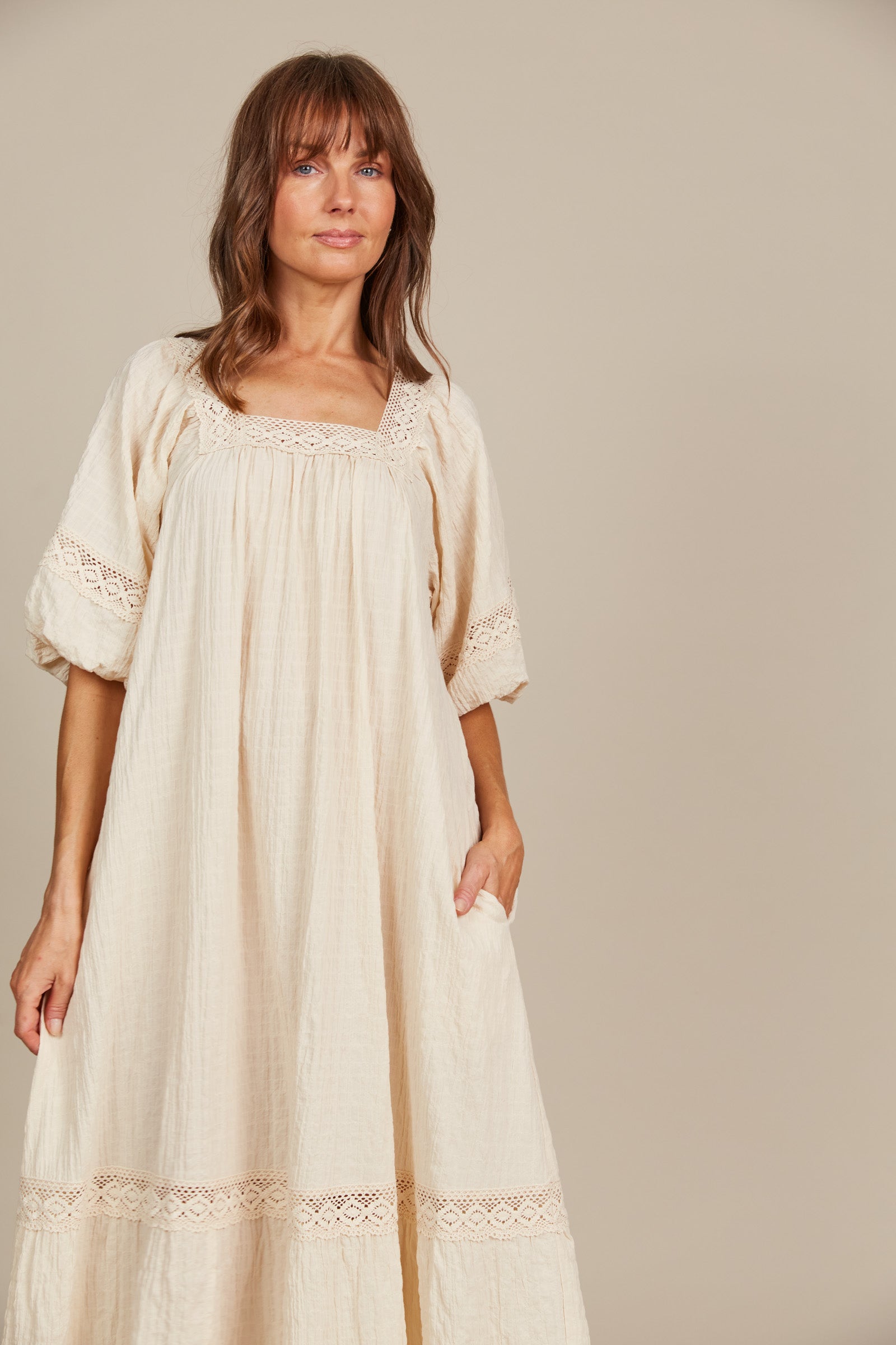 Fleur Maxi - Canvas - Isle of Mine Clothing - Dress Maxi