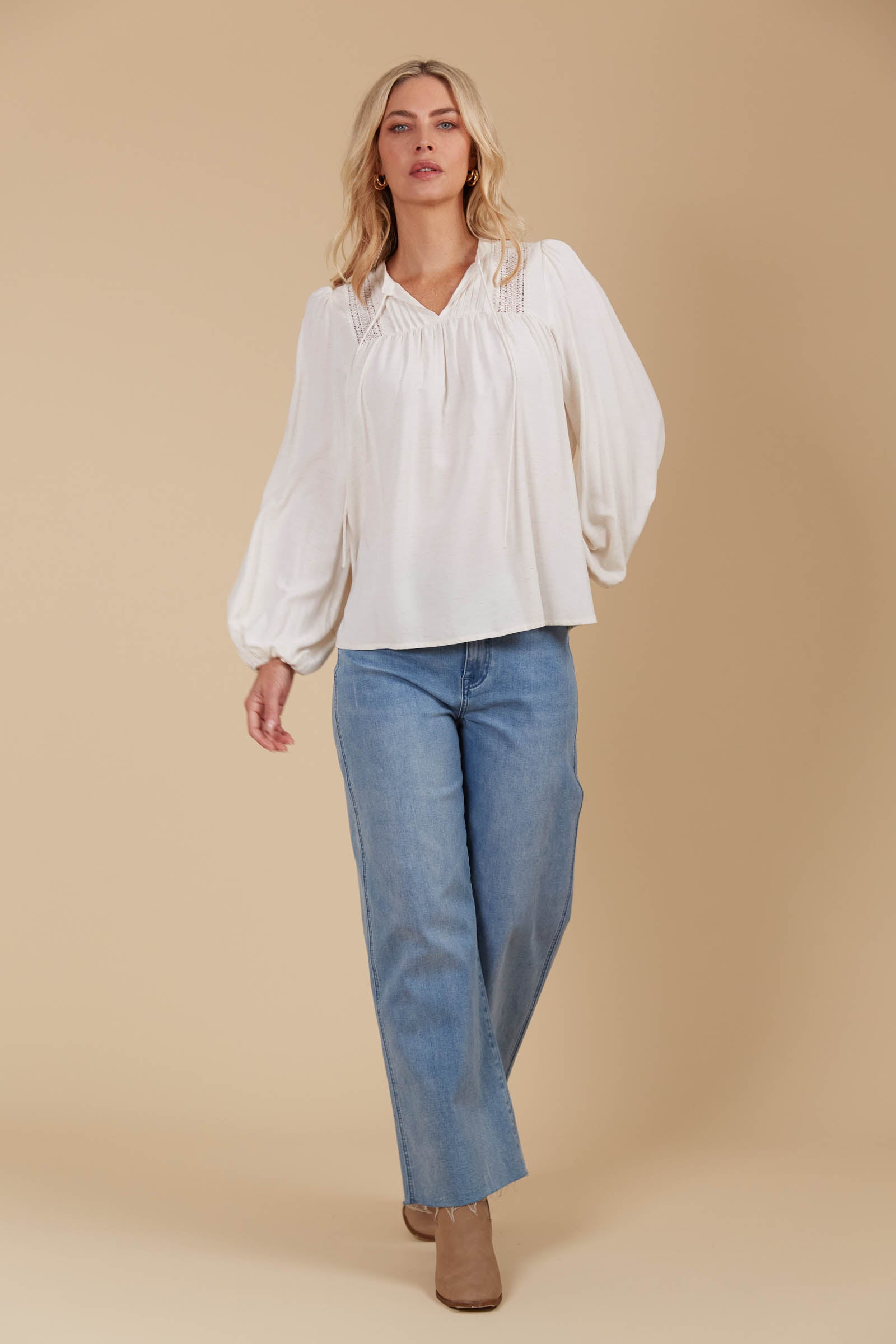 Aphrodite Blouse - Canvas