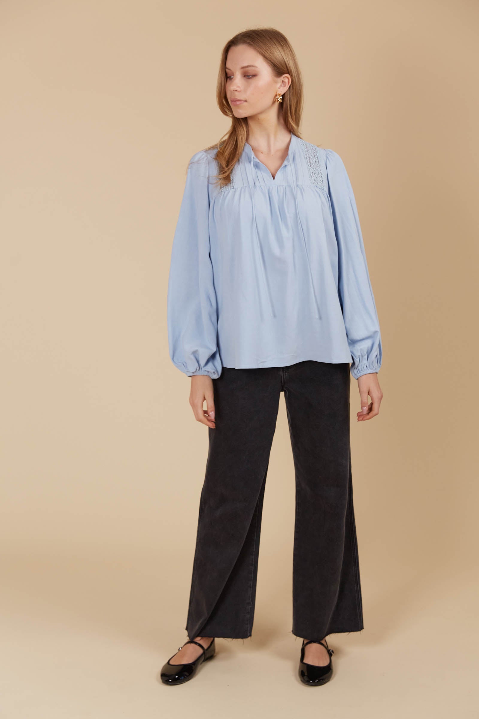 Aphrodite Blouse - Sky