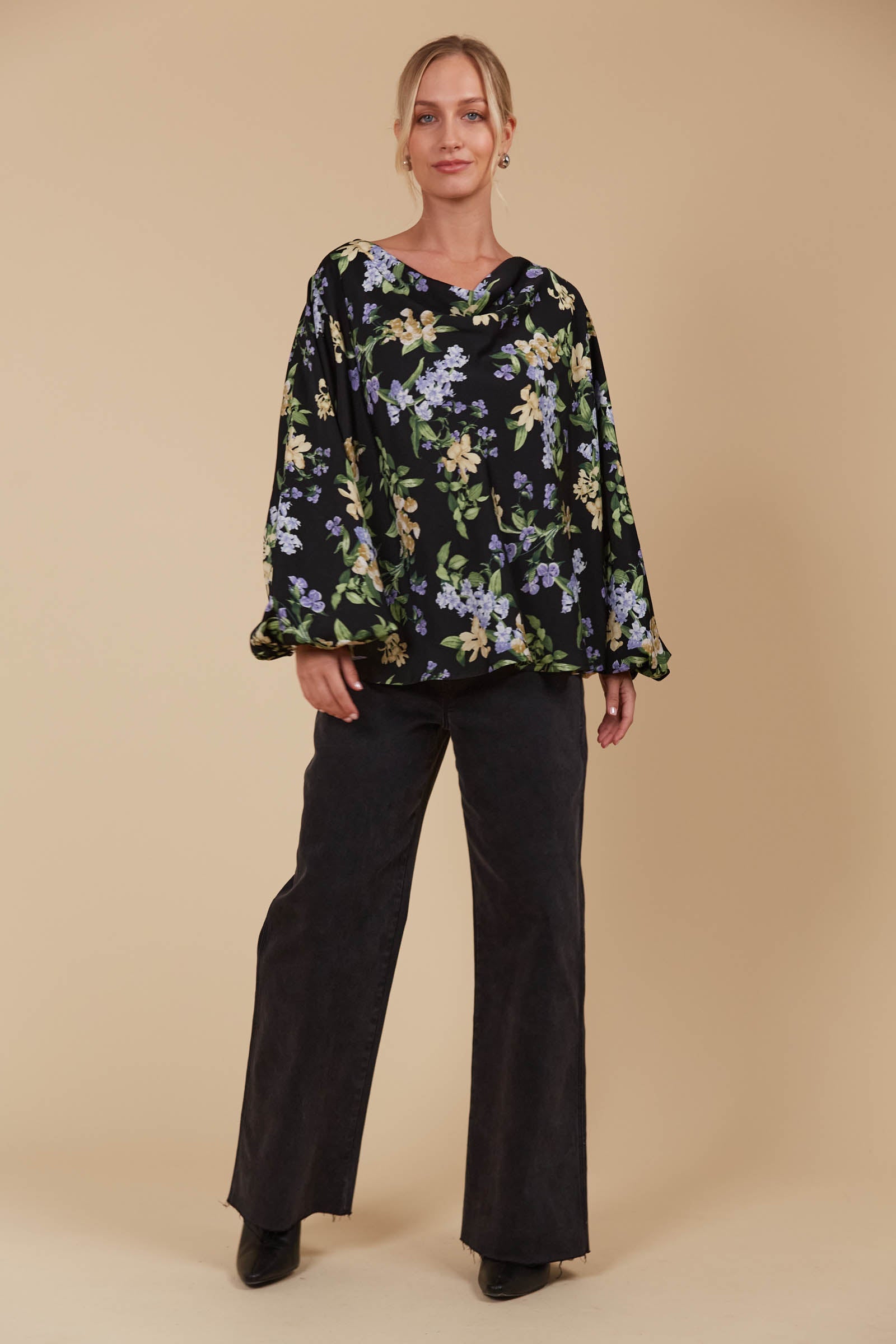 Maia Cowl Top - Celestial