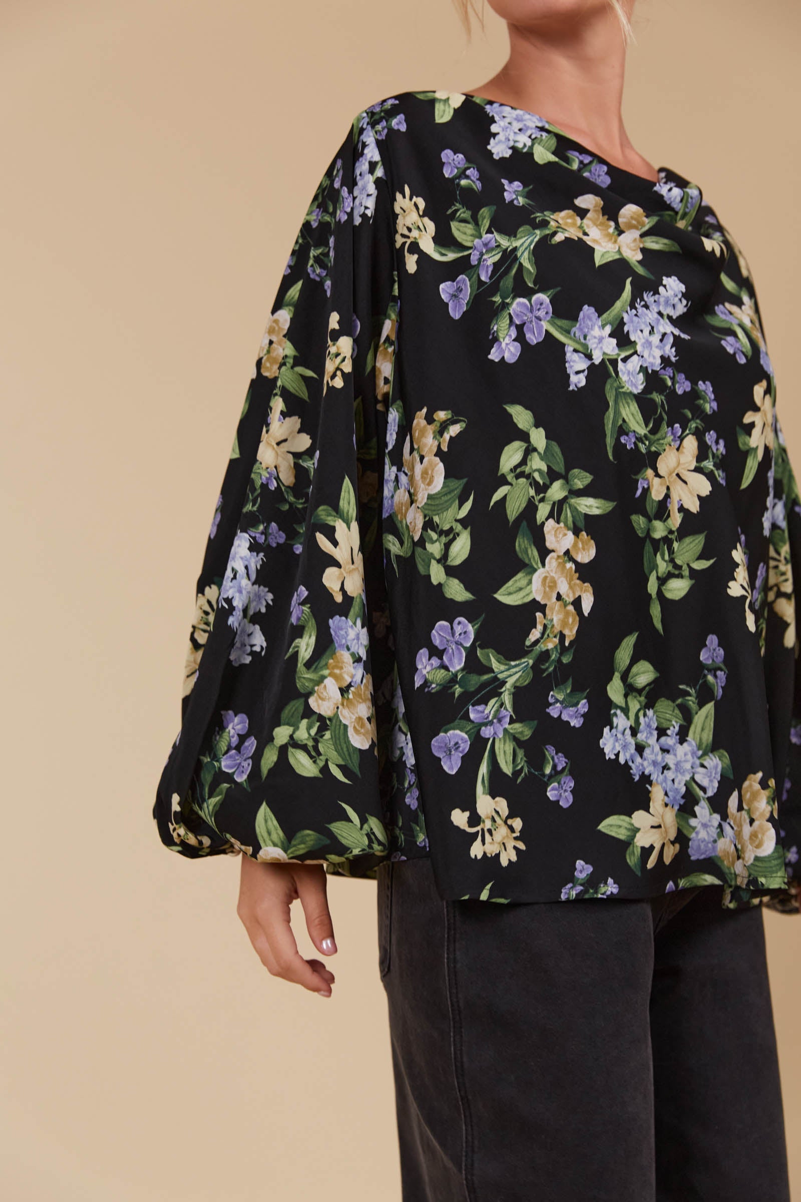 Maia Cowl Top - Celestial
