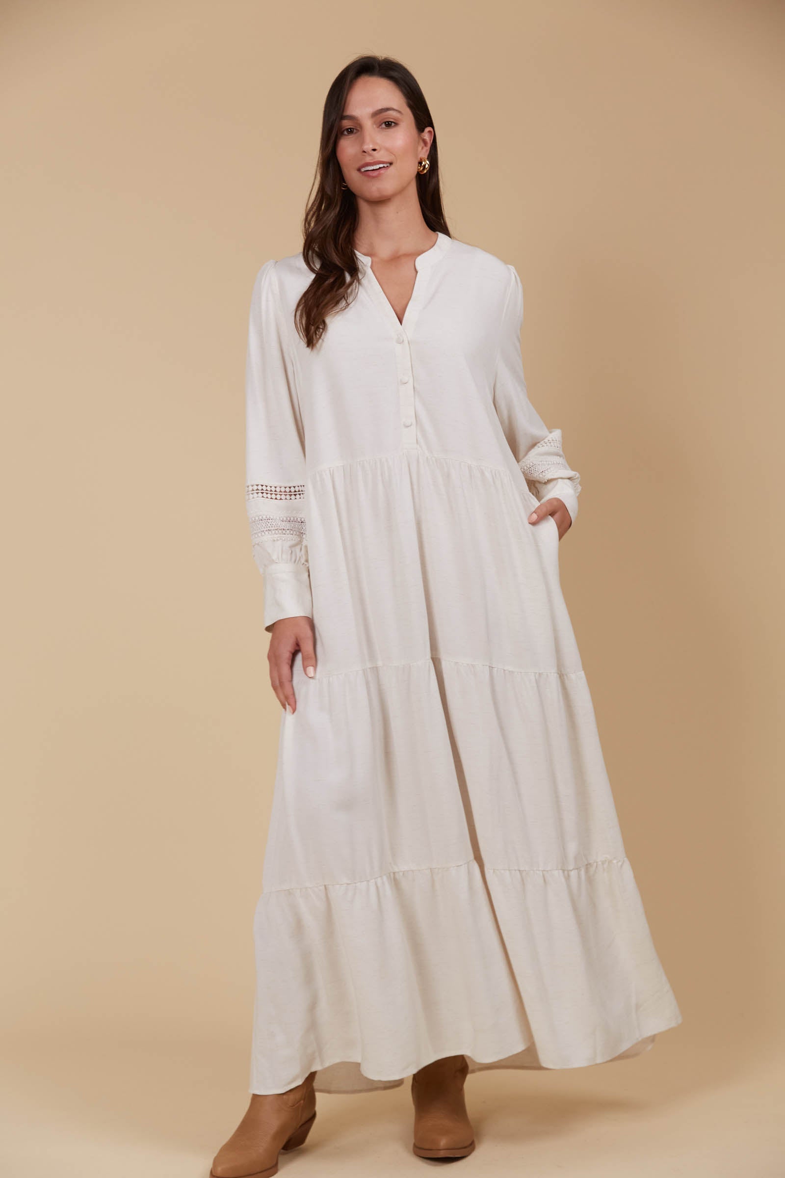Aphrodite Maxi Dress - Canvas