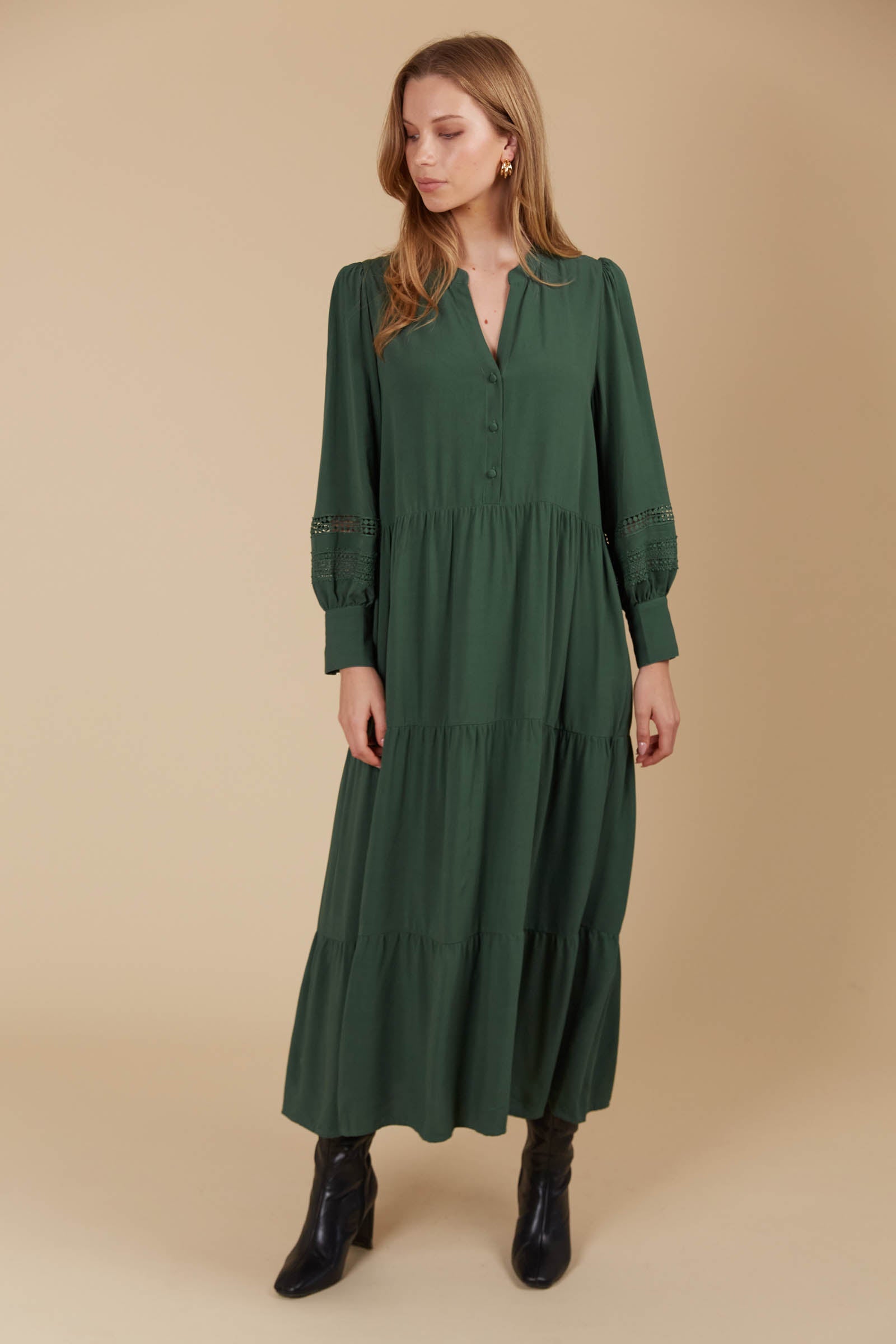 Aphrodite Maxi Dress - Pine