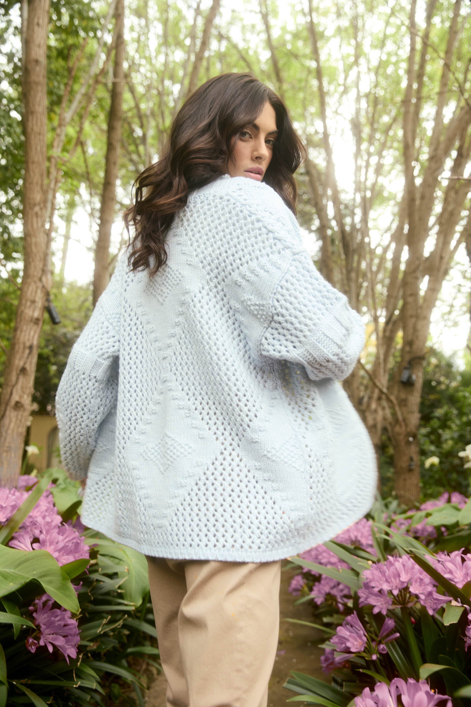 Luna Cardigan - Sky