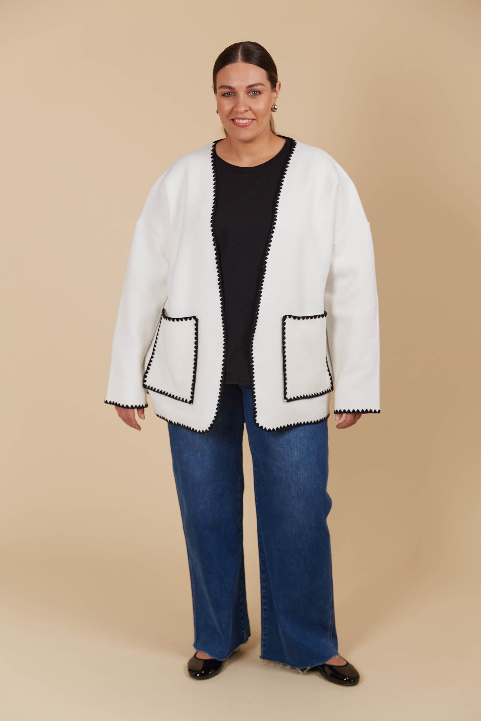 Athena Cardigan - Ivory