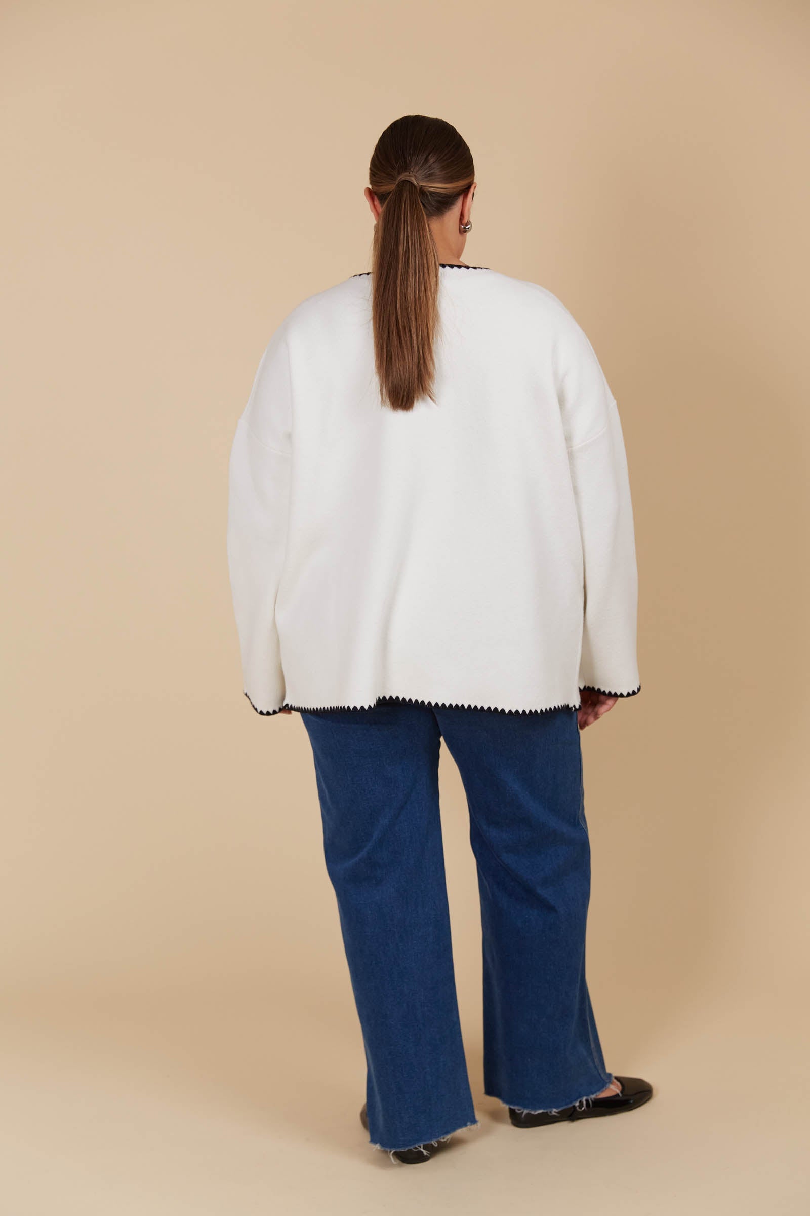 Athena Cardigan - Ivory