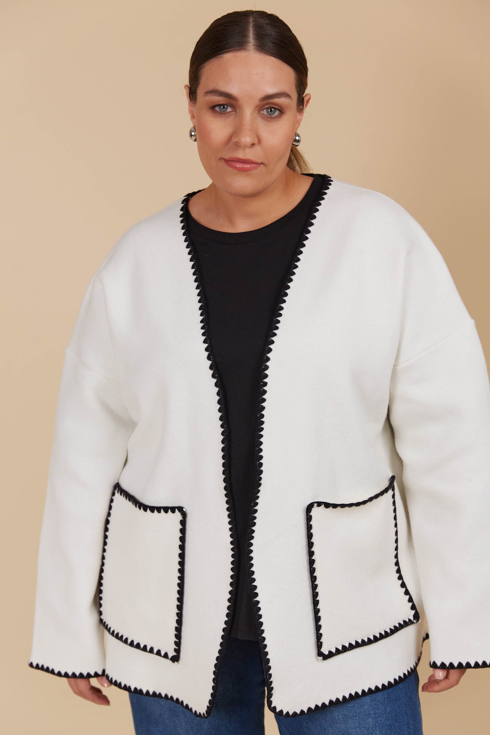 Athena Cardigan - Ivory