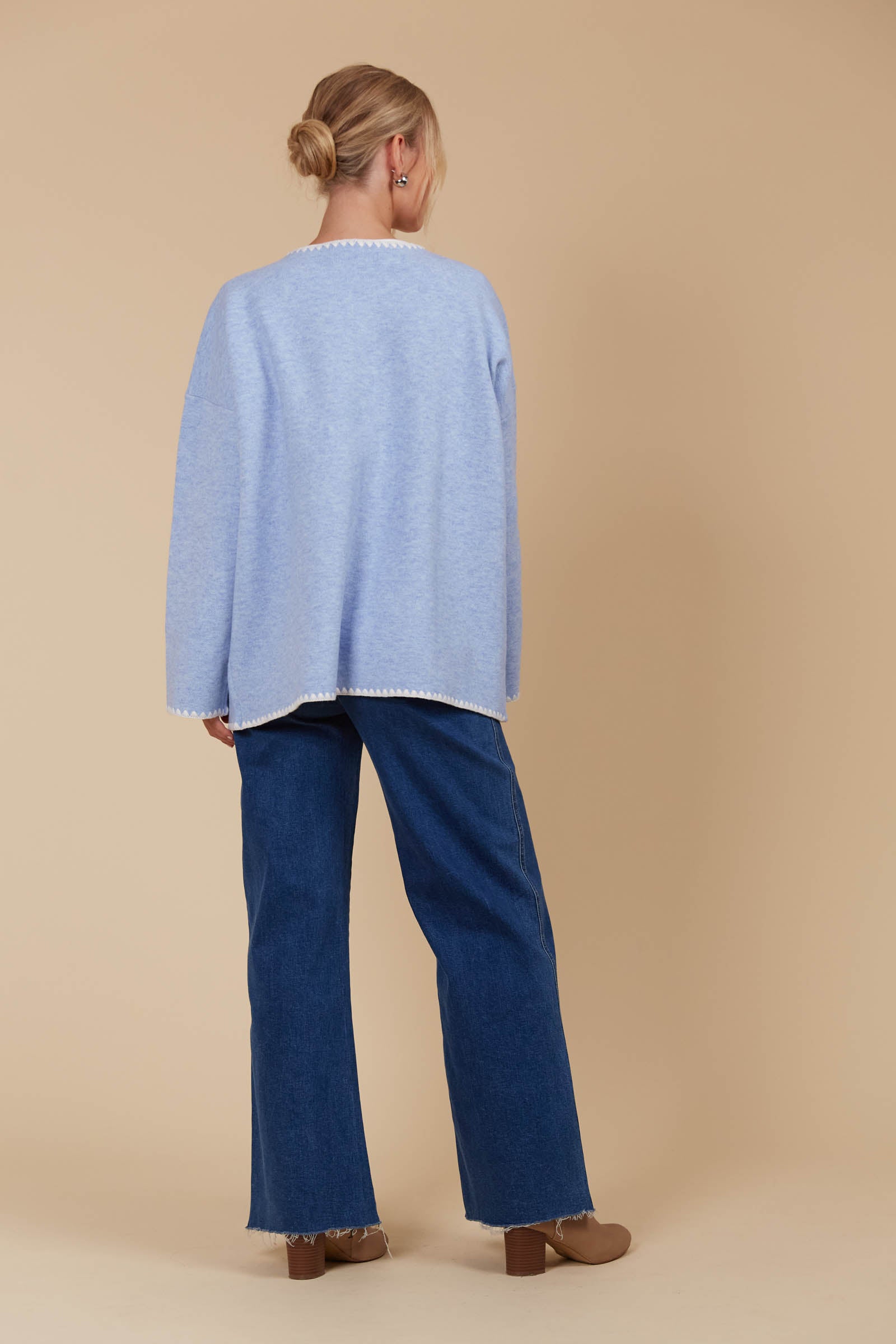 Athena Cardigan - Sky