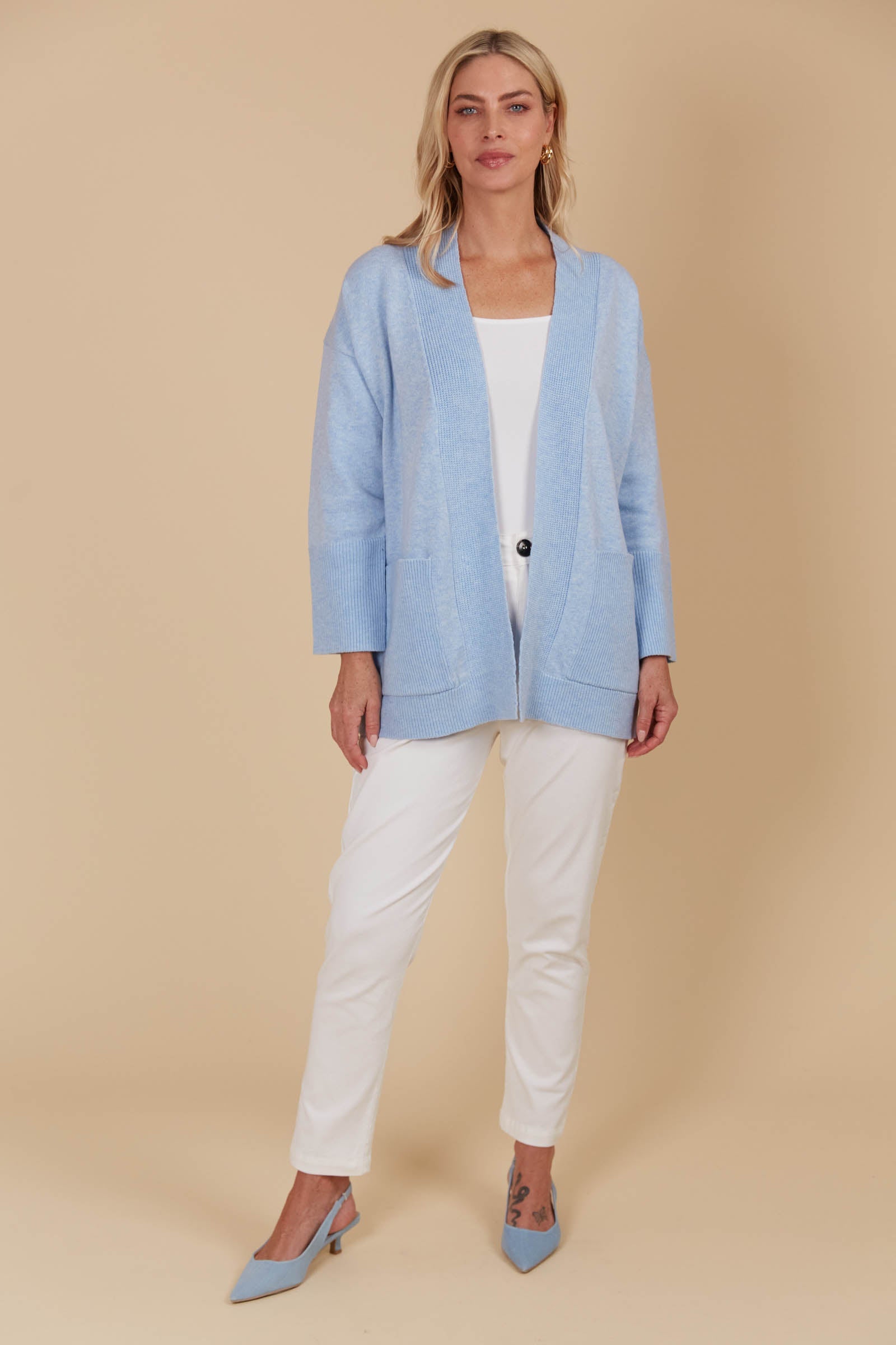 Selene Cardigan - Sky