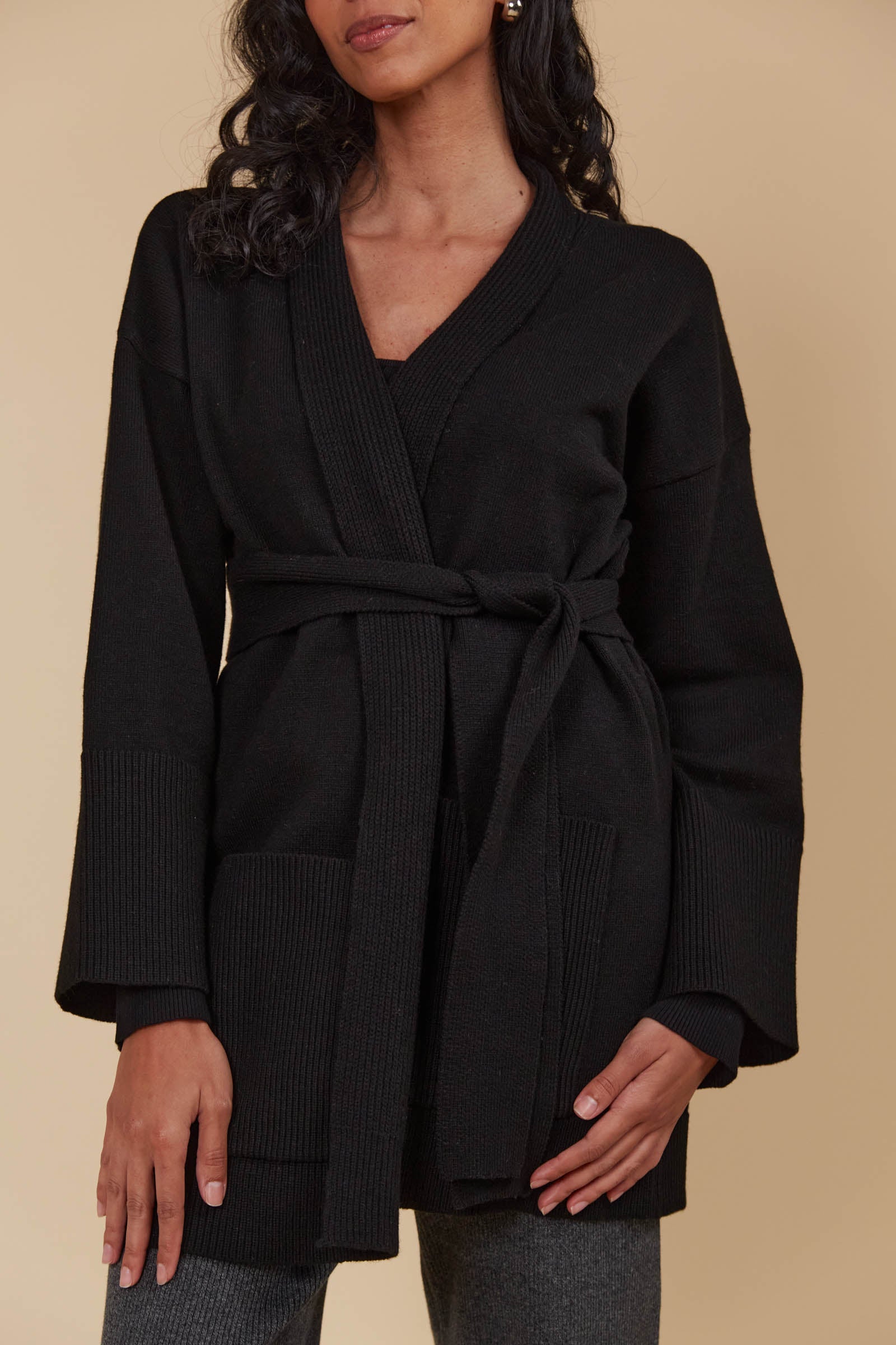 Selene Cardigan - Onyx