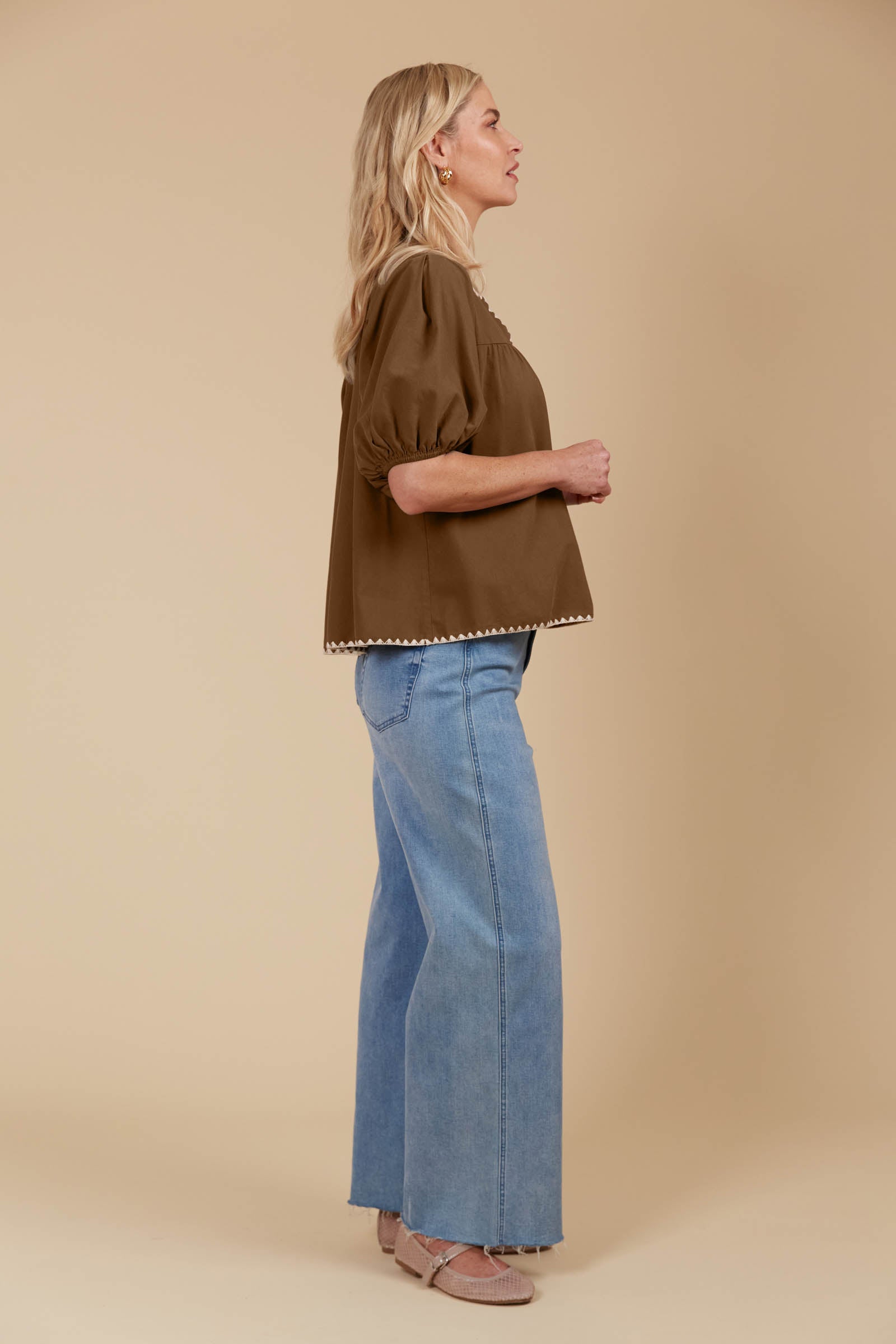 Freya Top - Toffee