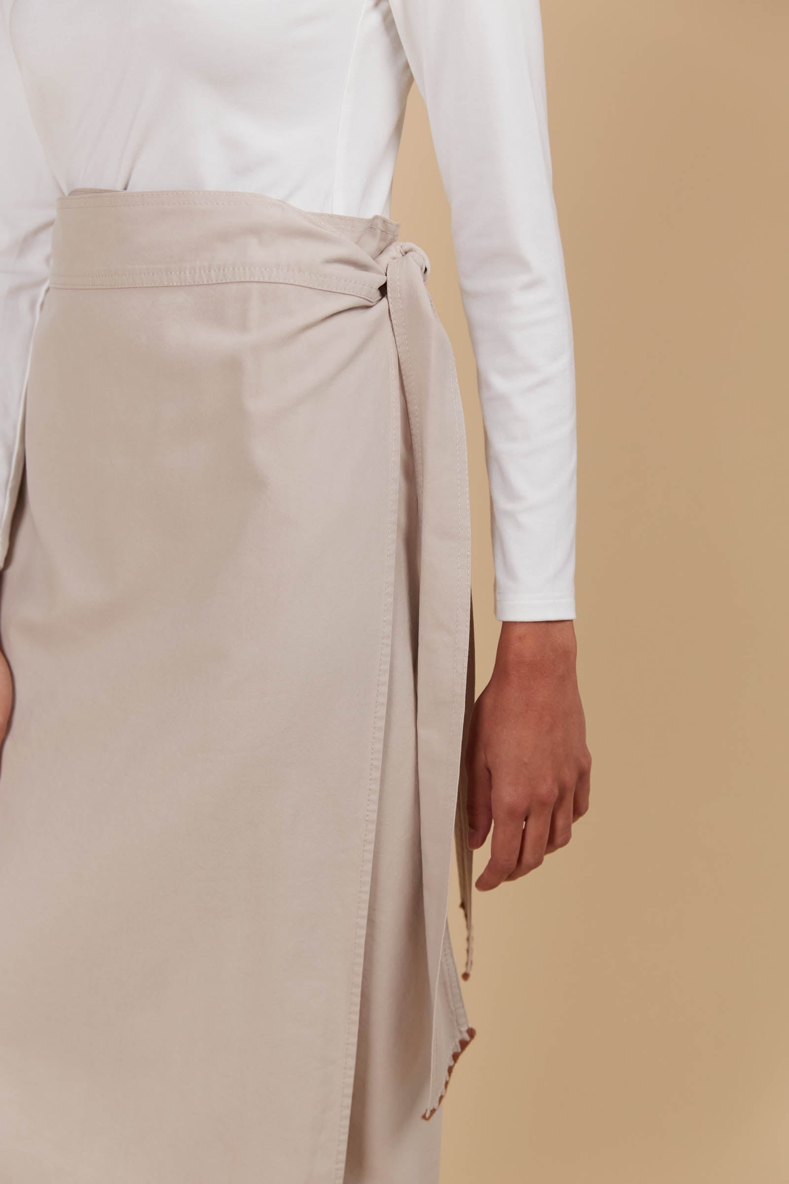 Freya Wrap Skirt - Canvas