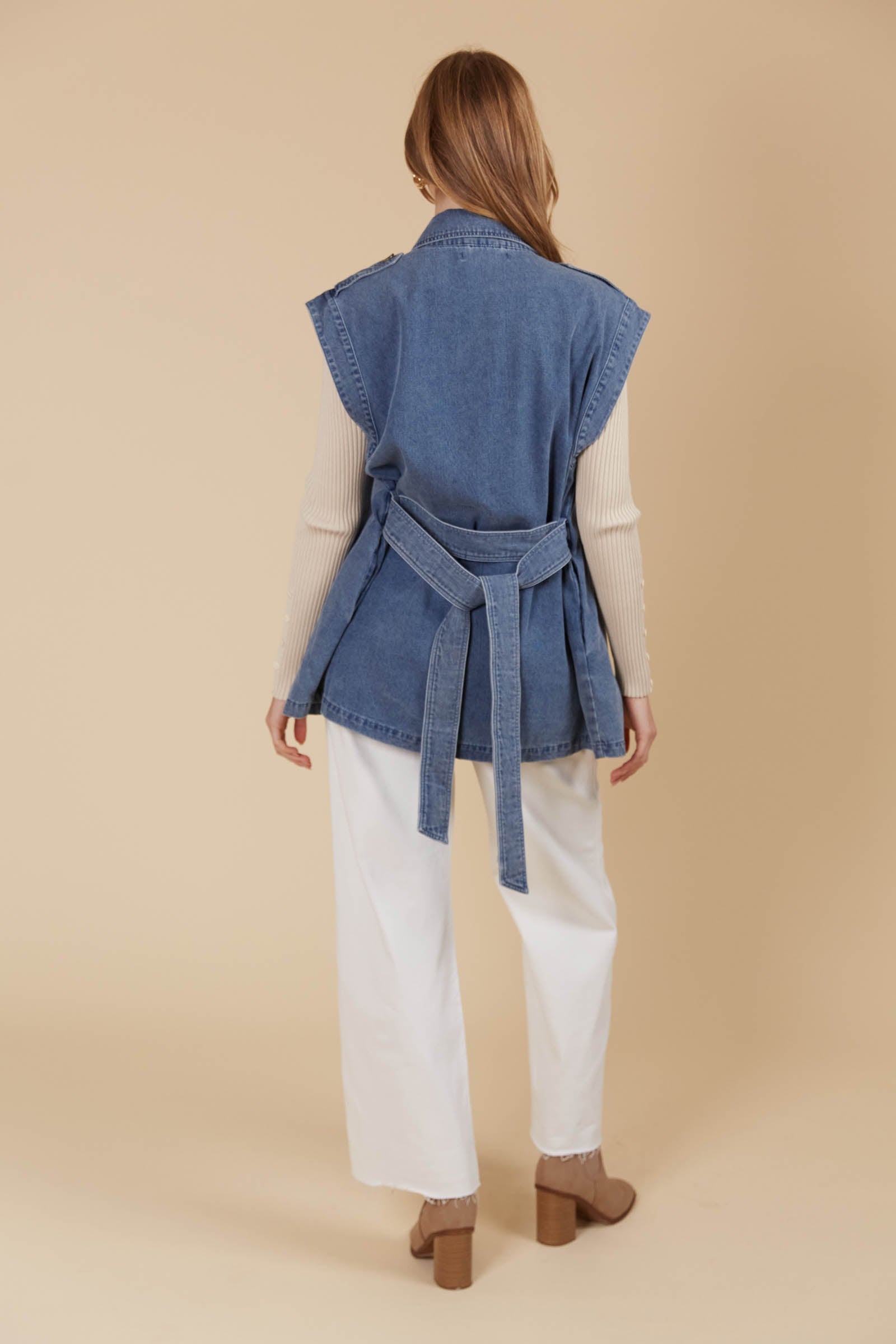 Freya Vest - Denim