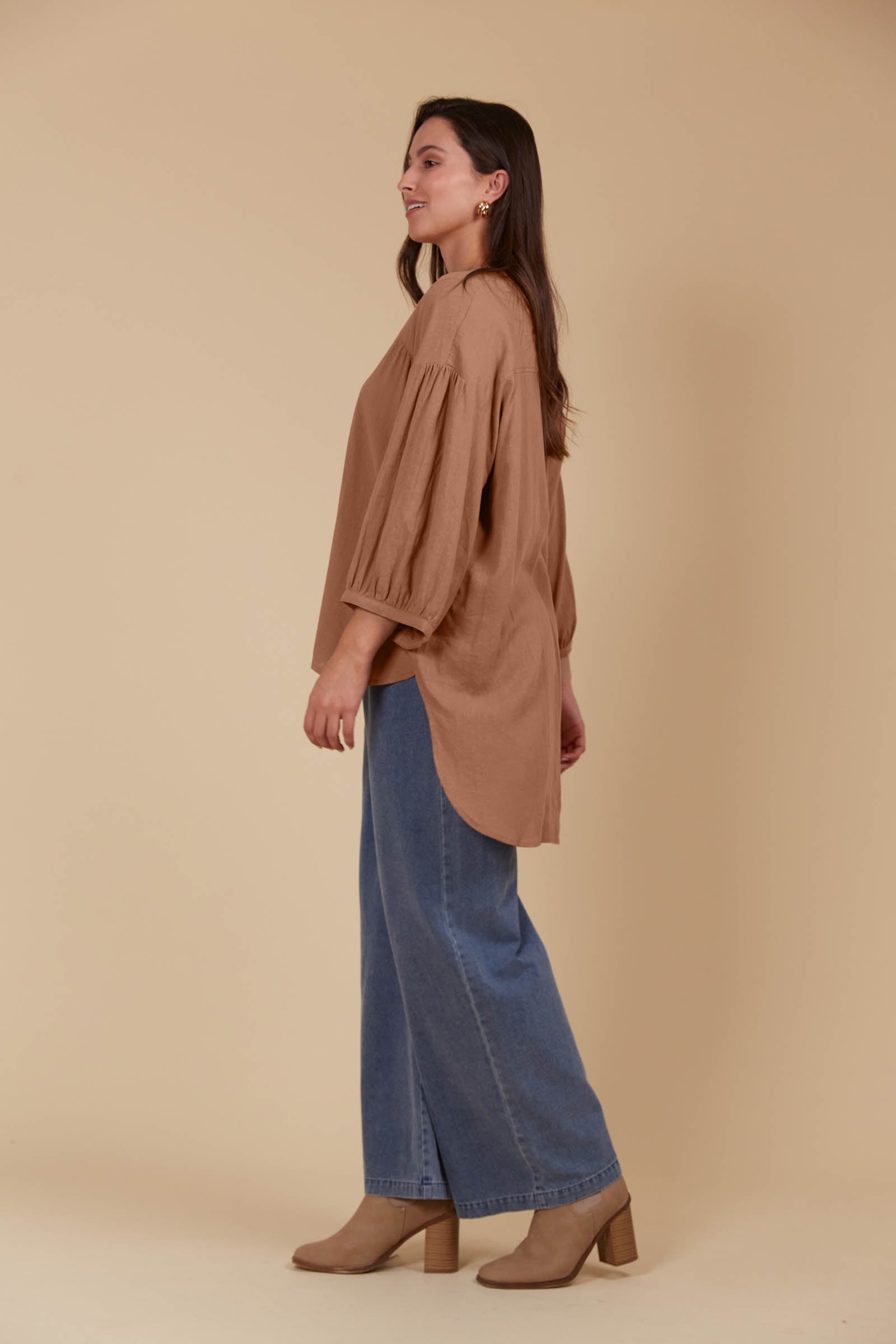 Venus Relaxed Top - Toffee
