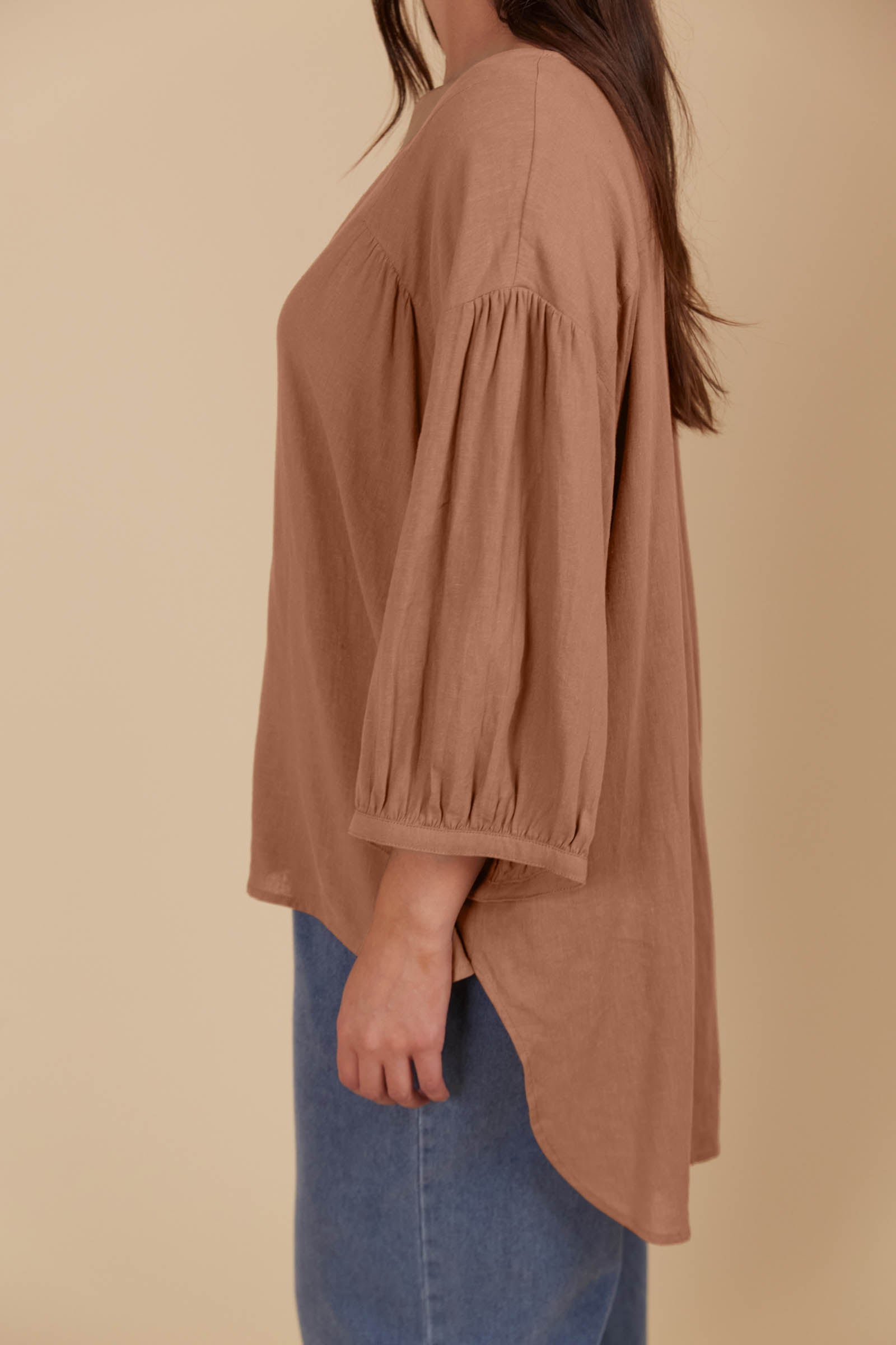 Venus Relaxed Top - Toffee