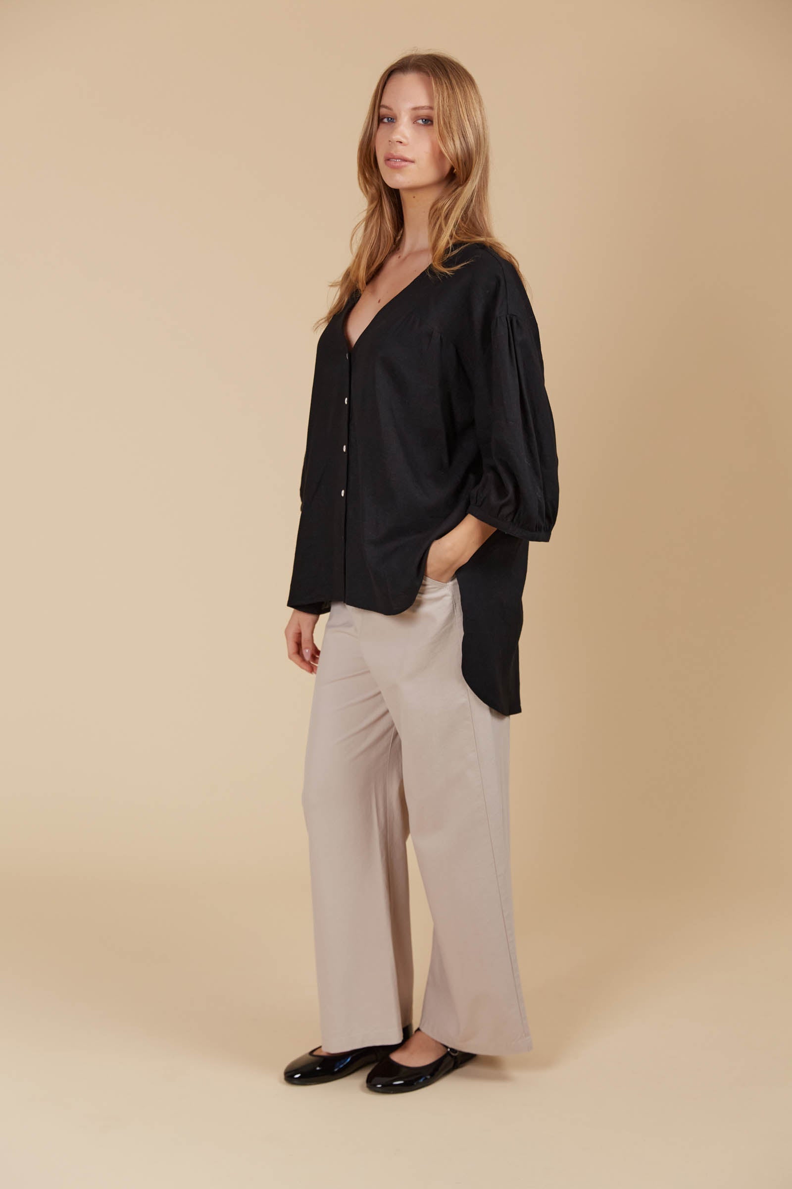 Venus Relaxed Top - Onyx