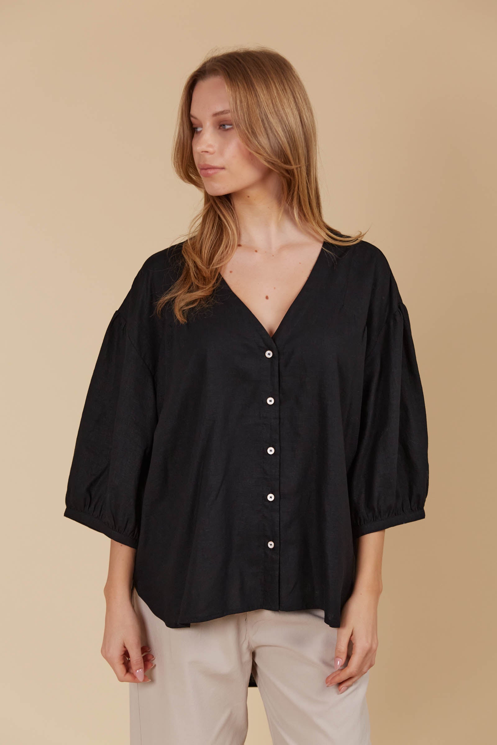 Venus Relaxed Top - Onyx