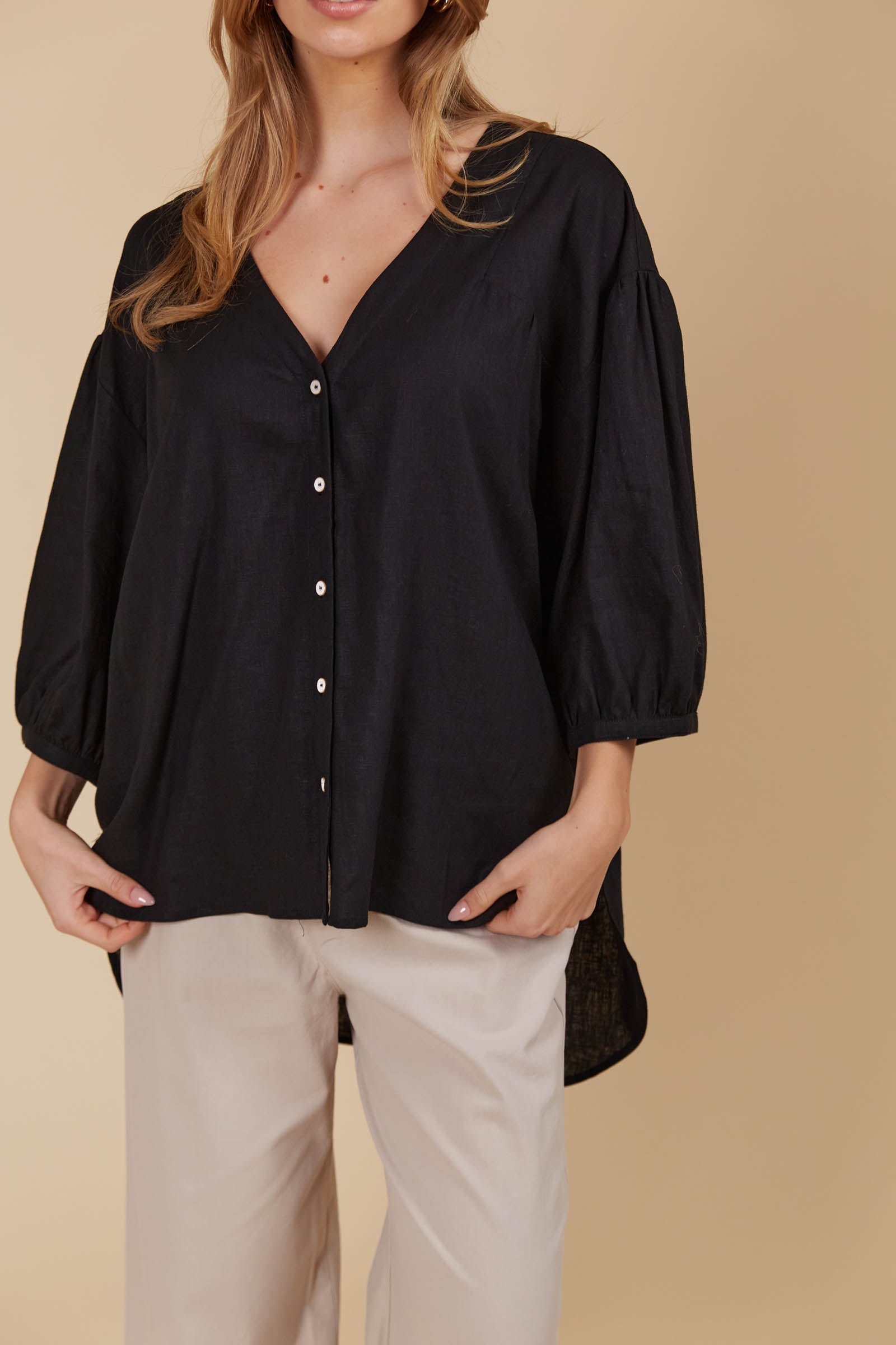 Venus Relaxed Top - Onyx