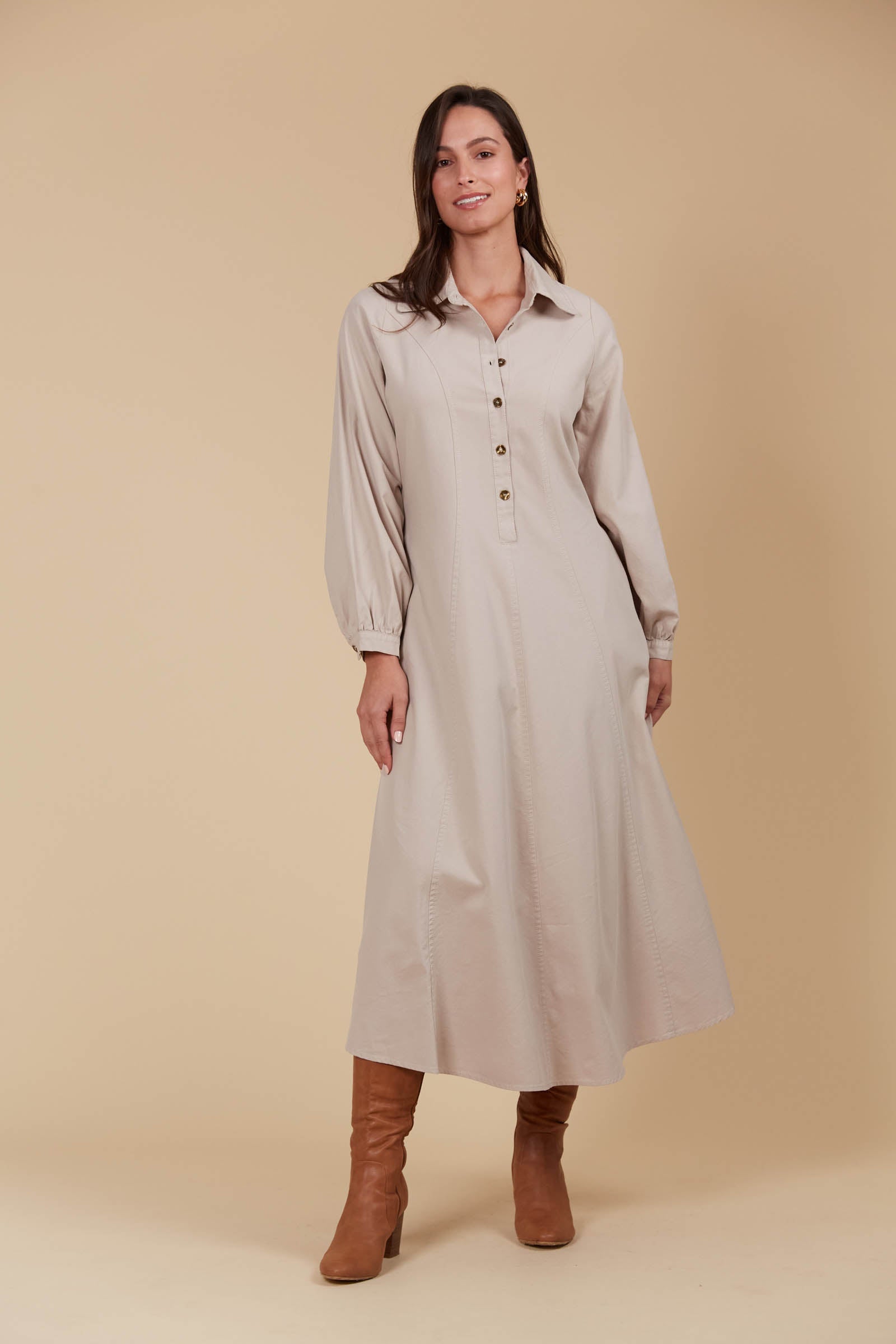 Freya Dress - Canvas