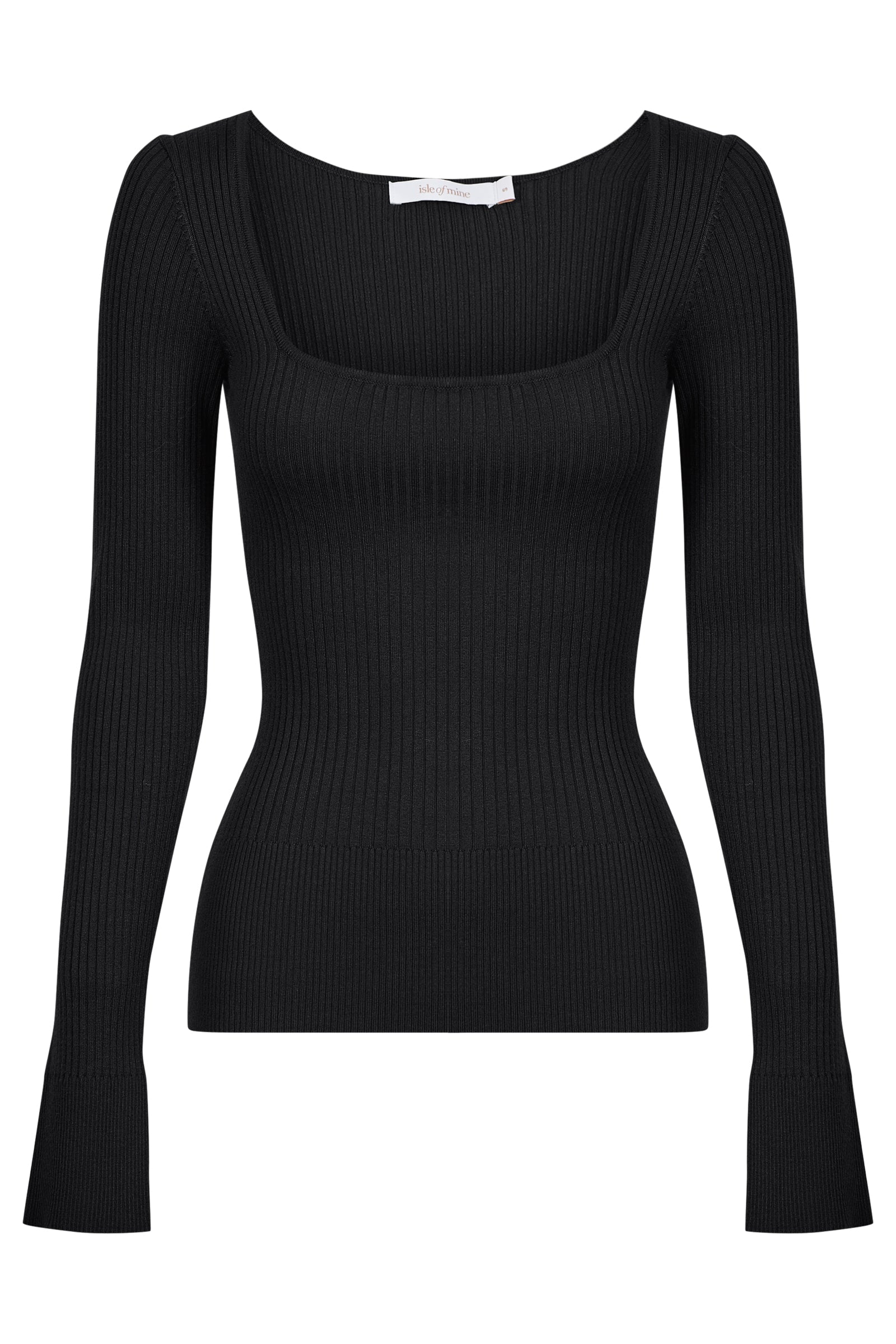 Juno Square Neck Top - Onyx