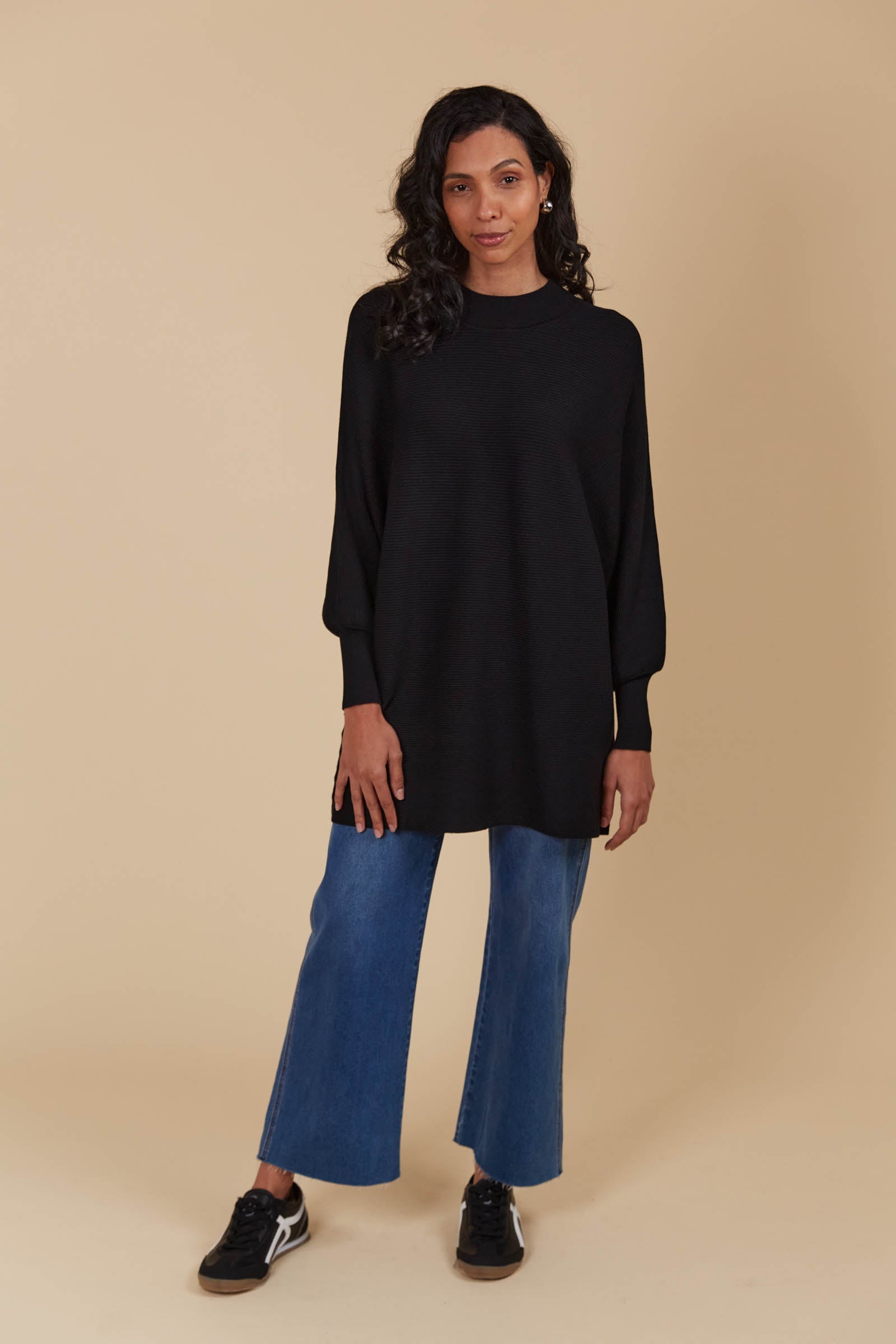 Juno Relaxed Jumper - Onyx