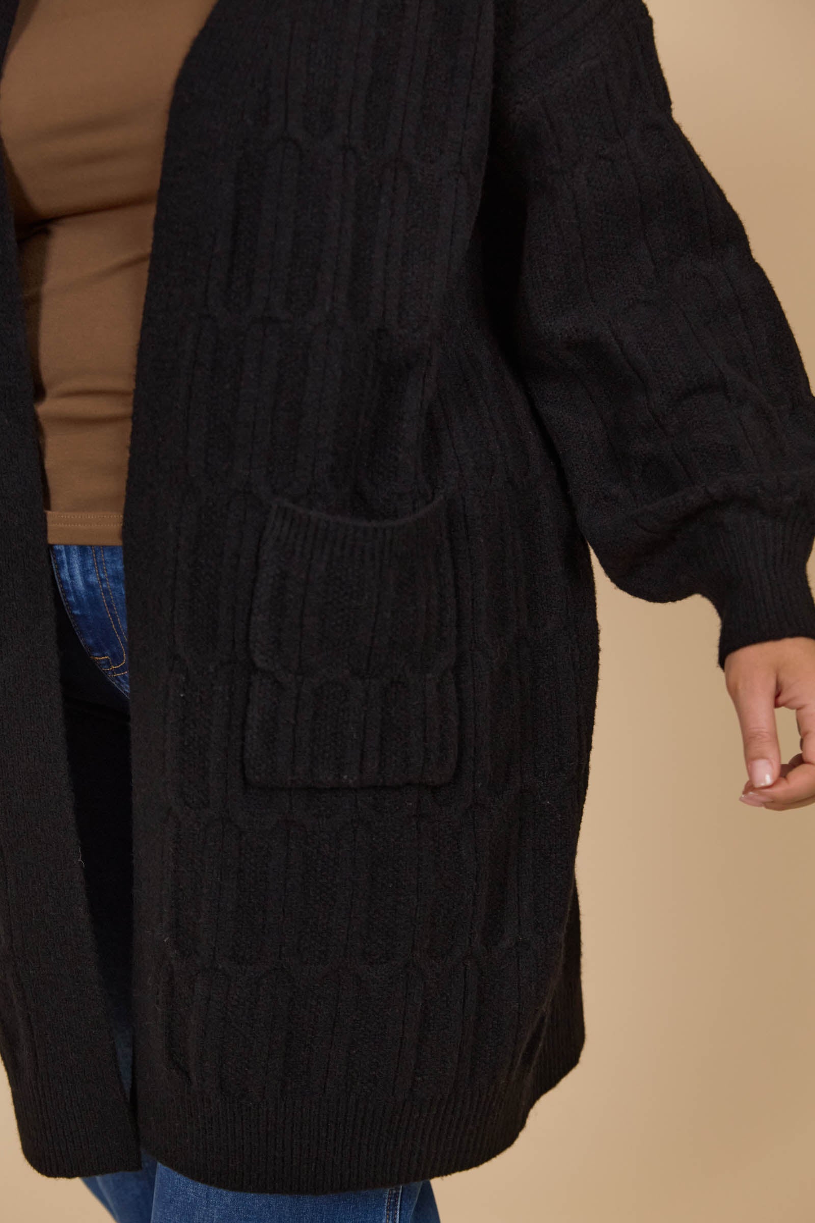 Hera Cardigan - Onyx