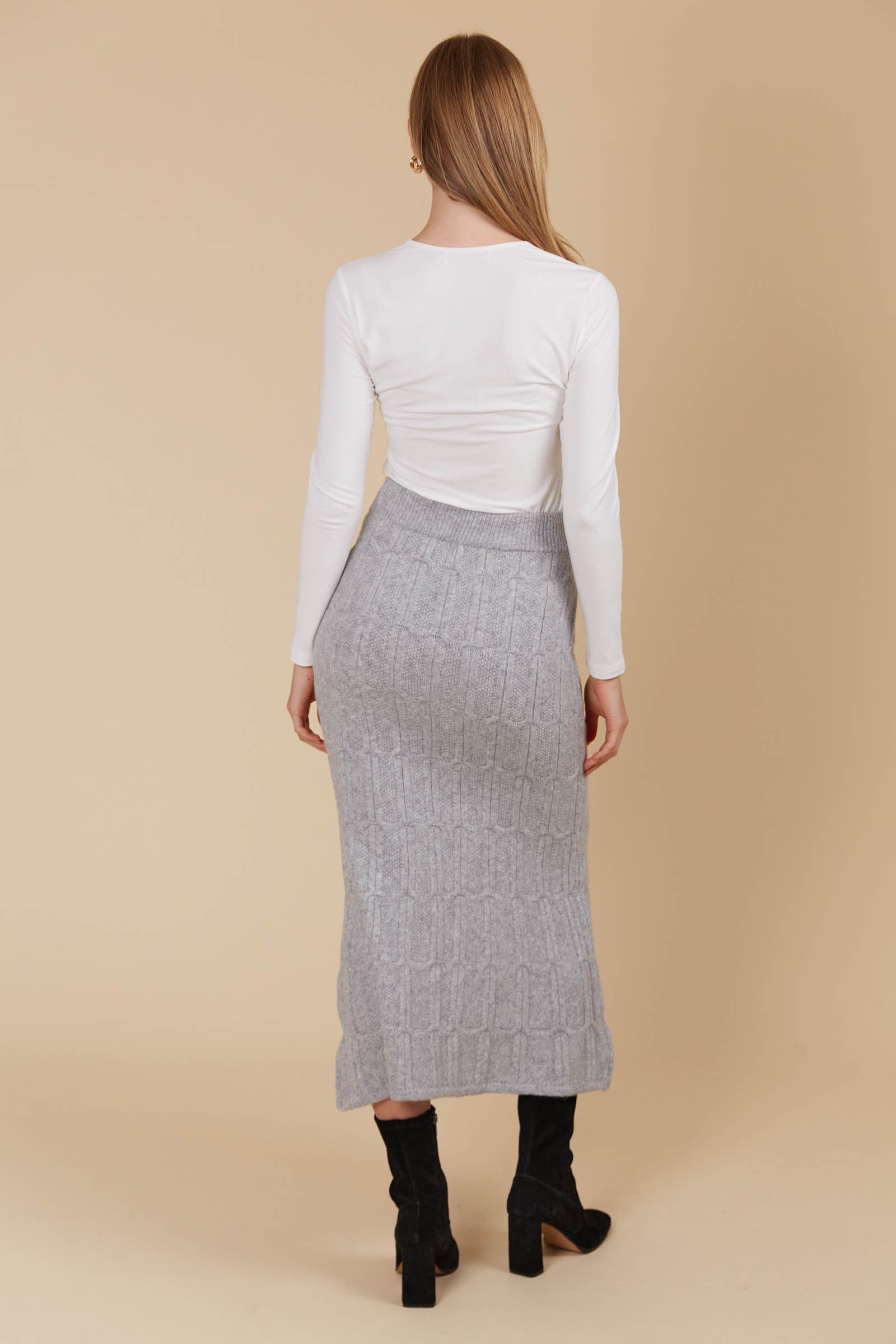 Hera Knit Skirt - Marle