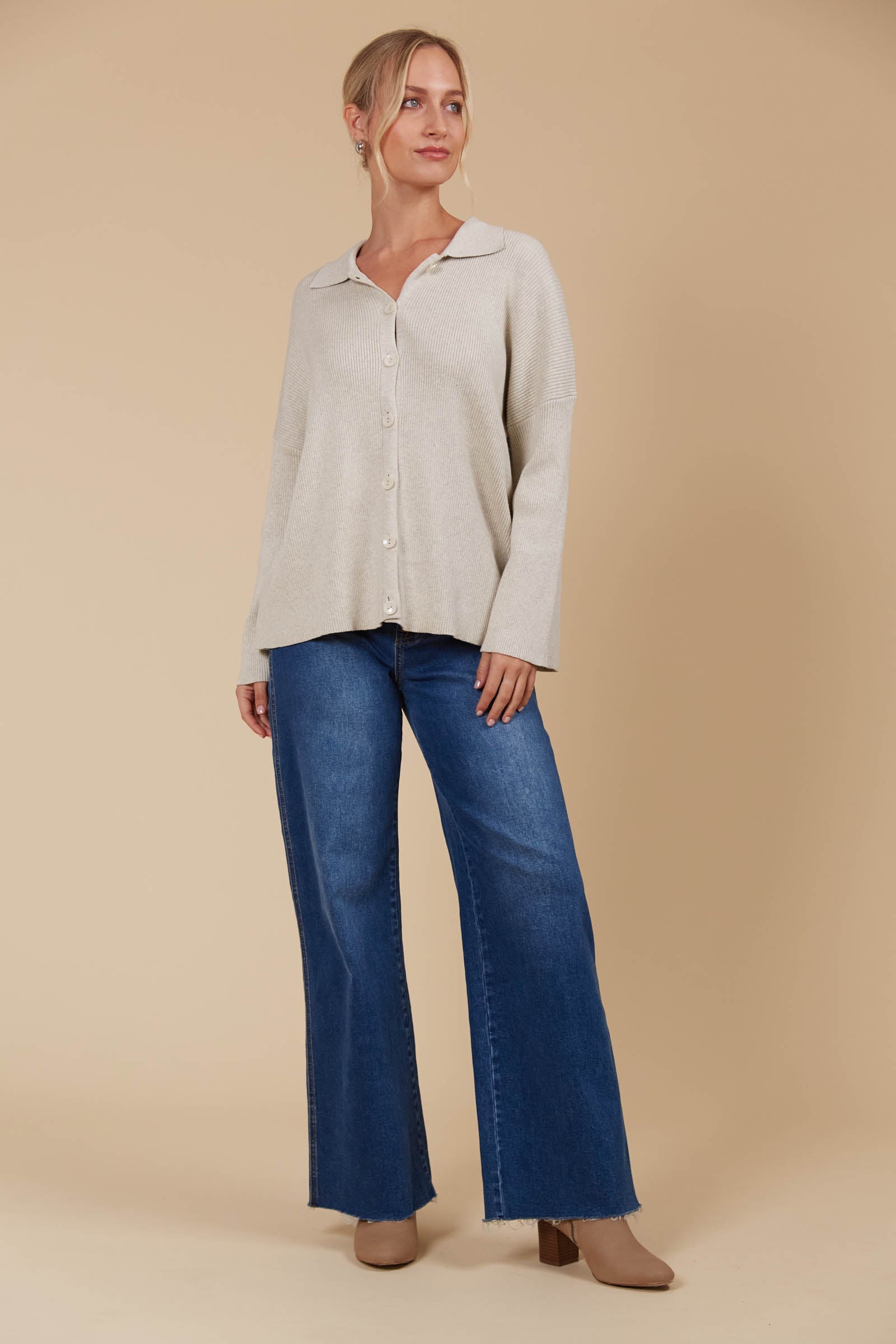 Tala Knit Shirt - Canvas