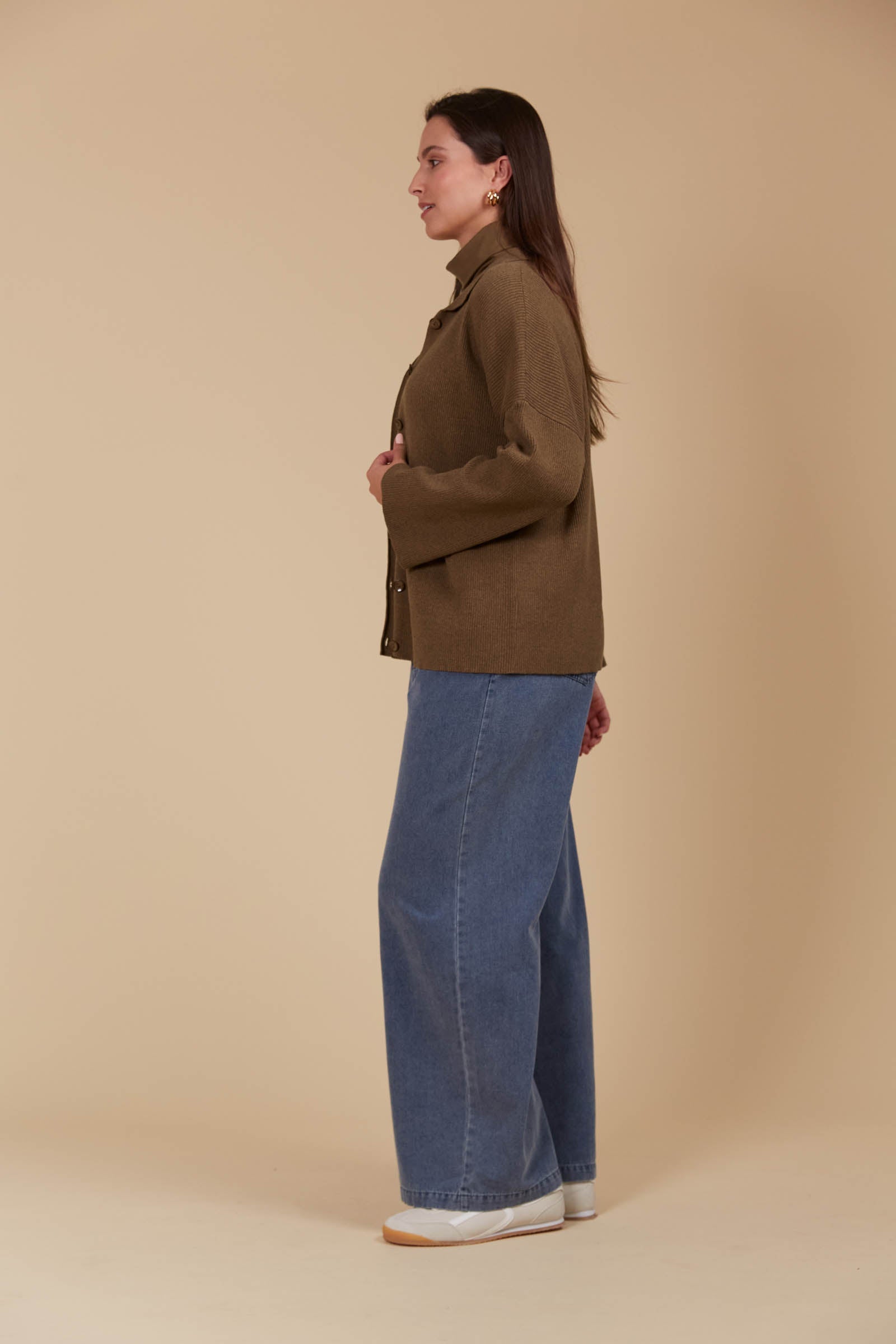 Tala Knit Shirt - Toffee