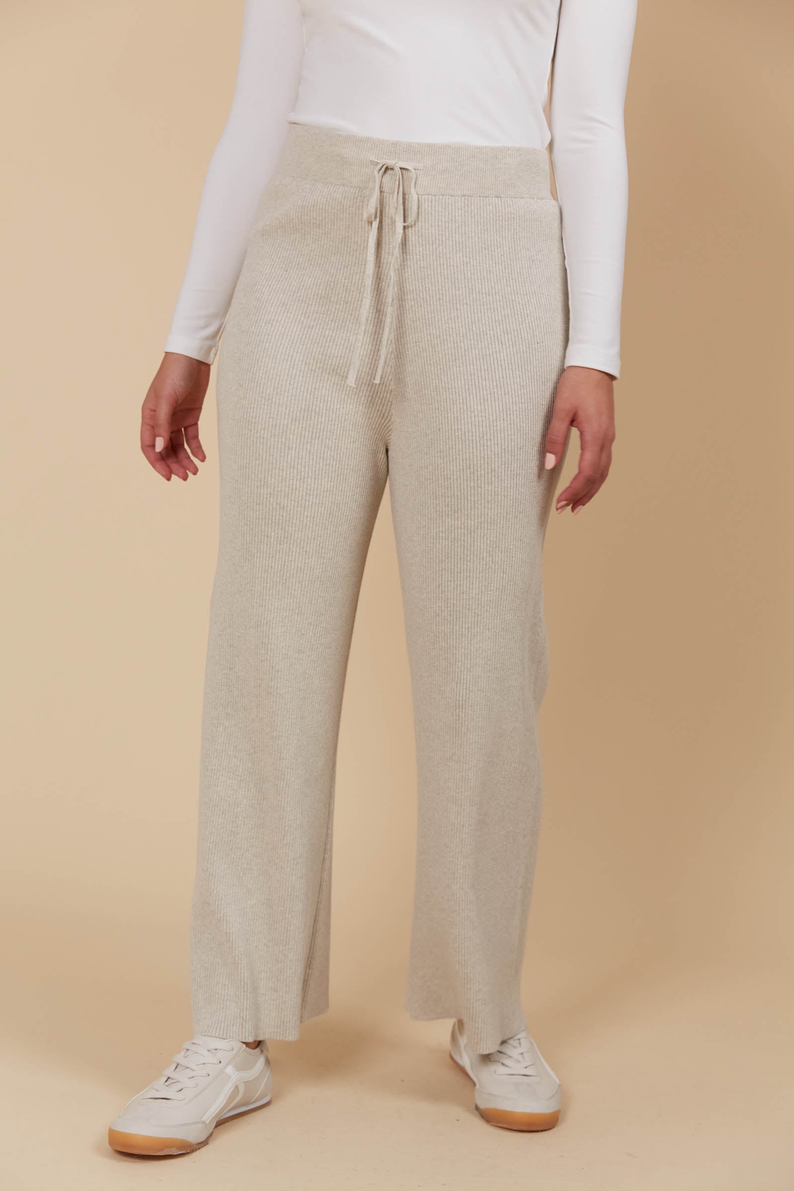Tala Knit Pant - Canvas