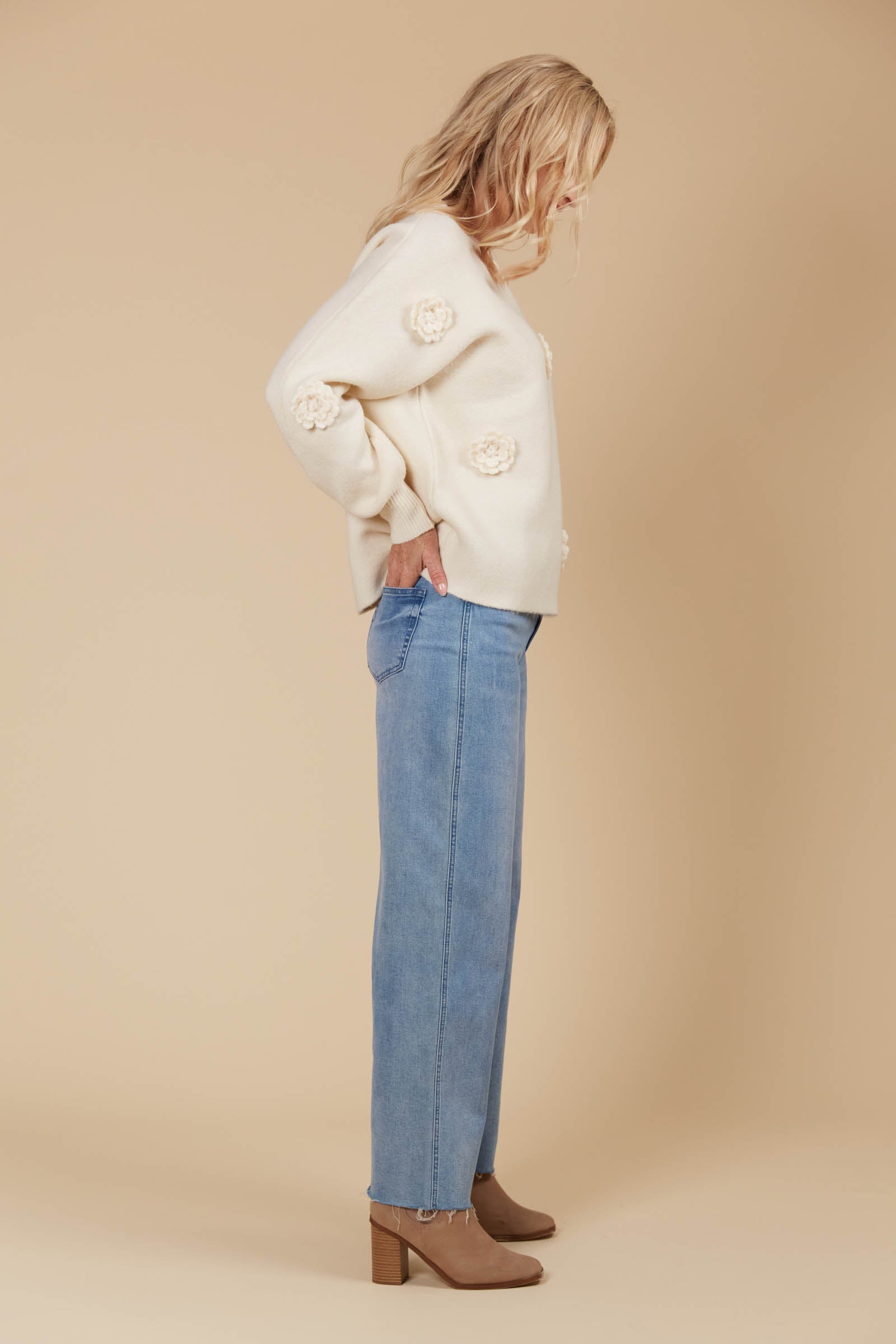 Miru Flower Jumper - Canvas