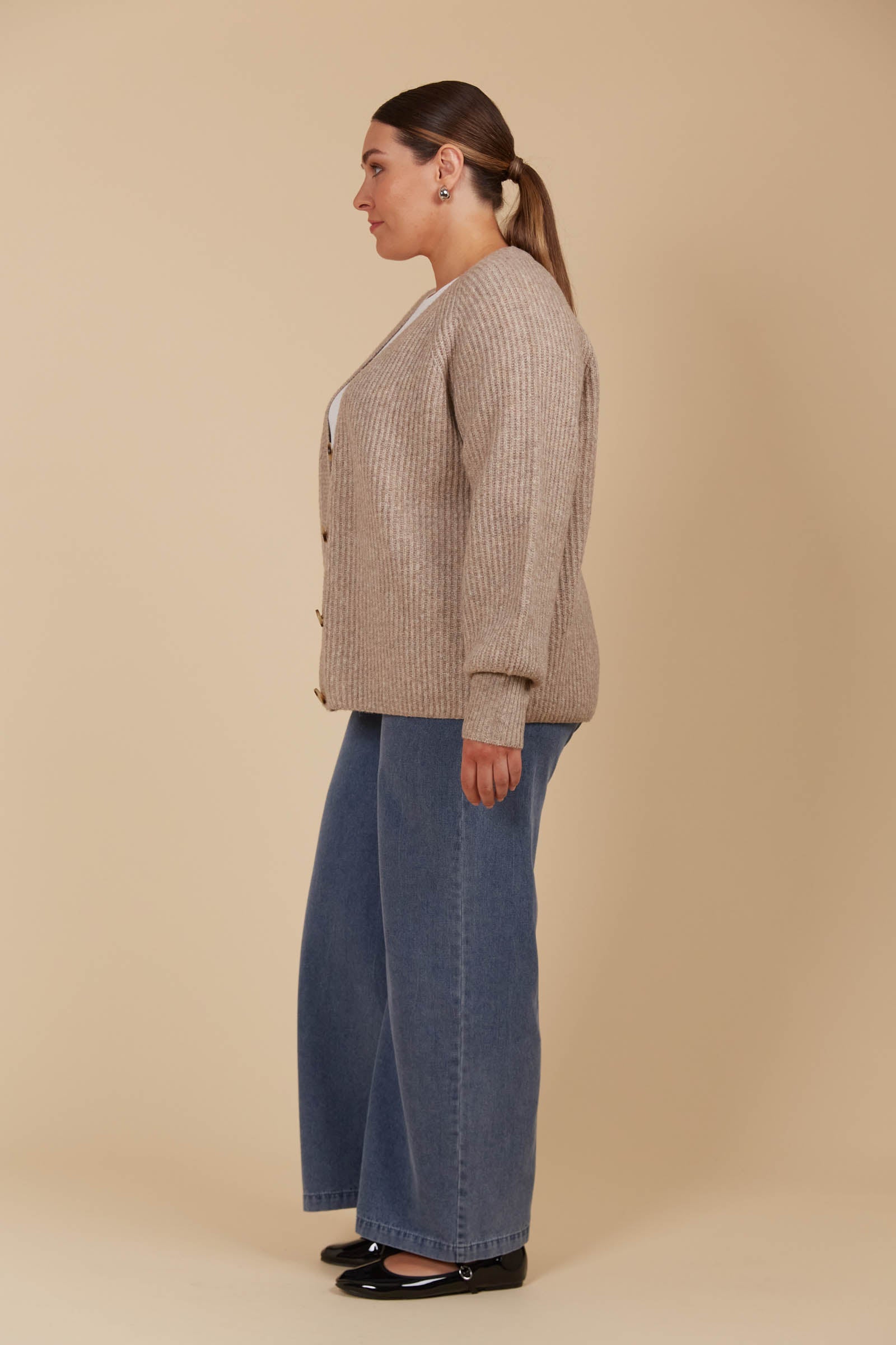 Miru Cardigan - Taupe