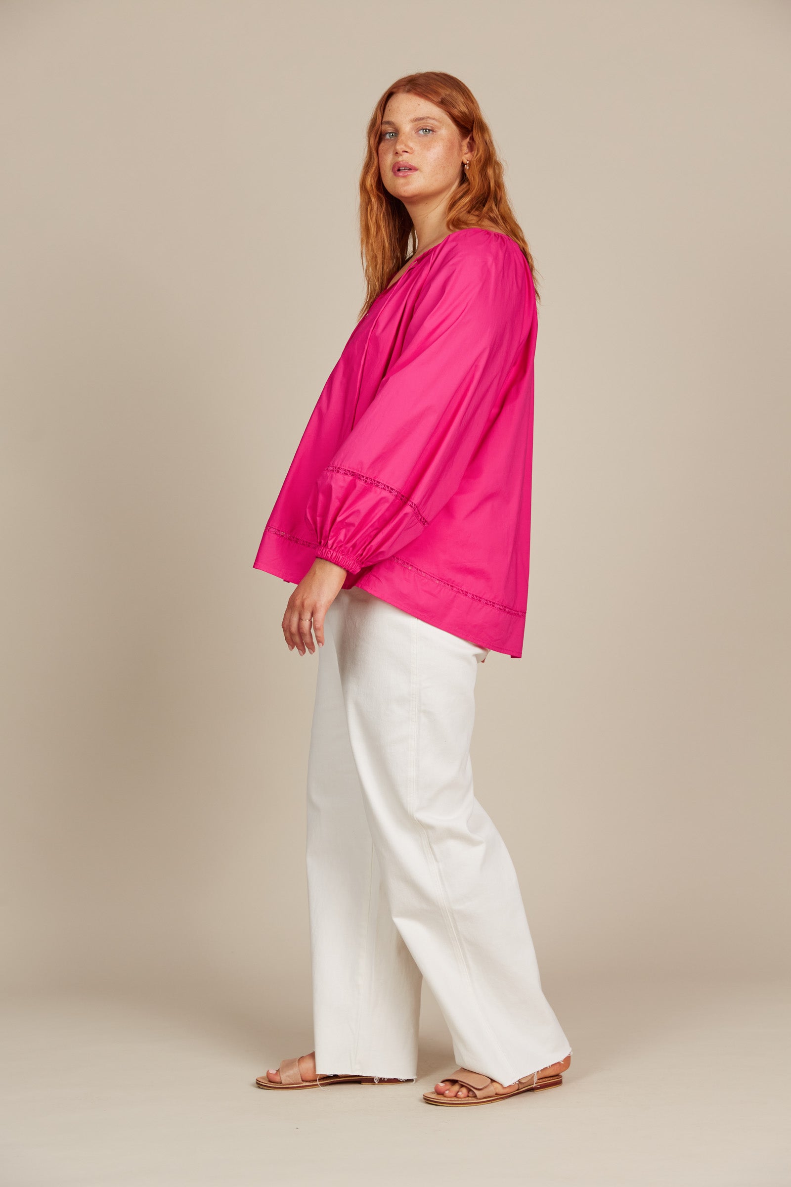 Remi Blouse - Raspberry