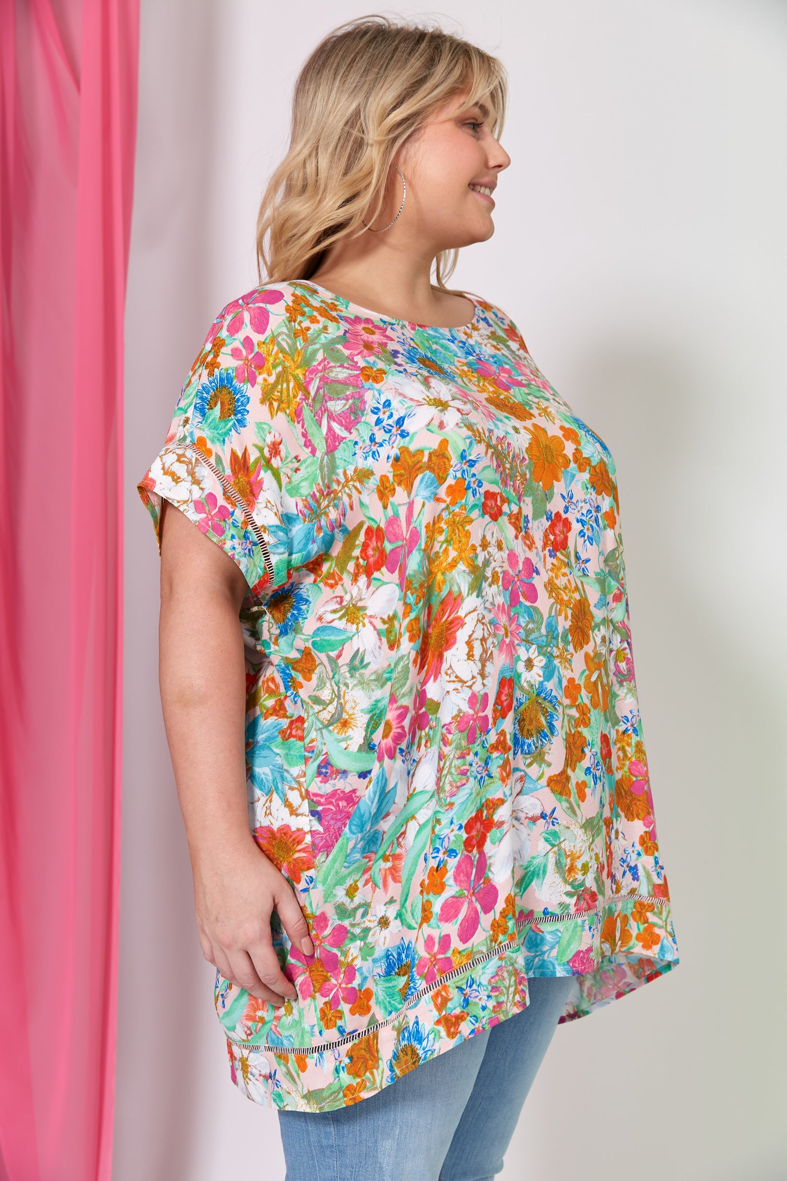 Esprit Relax Top - Pink Flourish