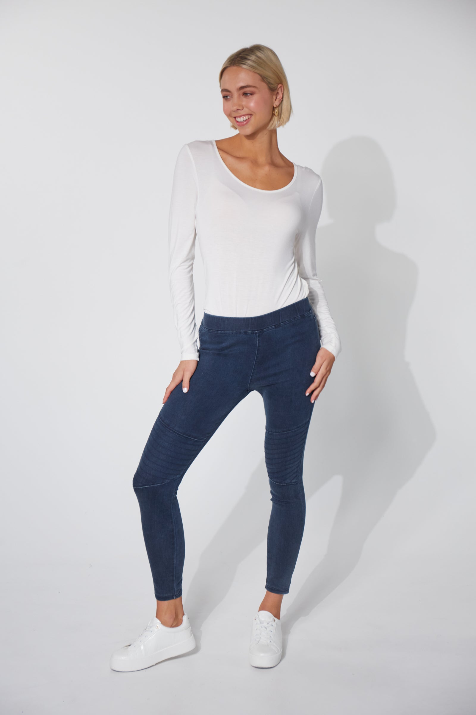 Odyssey Jegging - Denim - The Haven Co