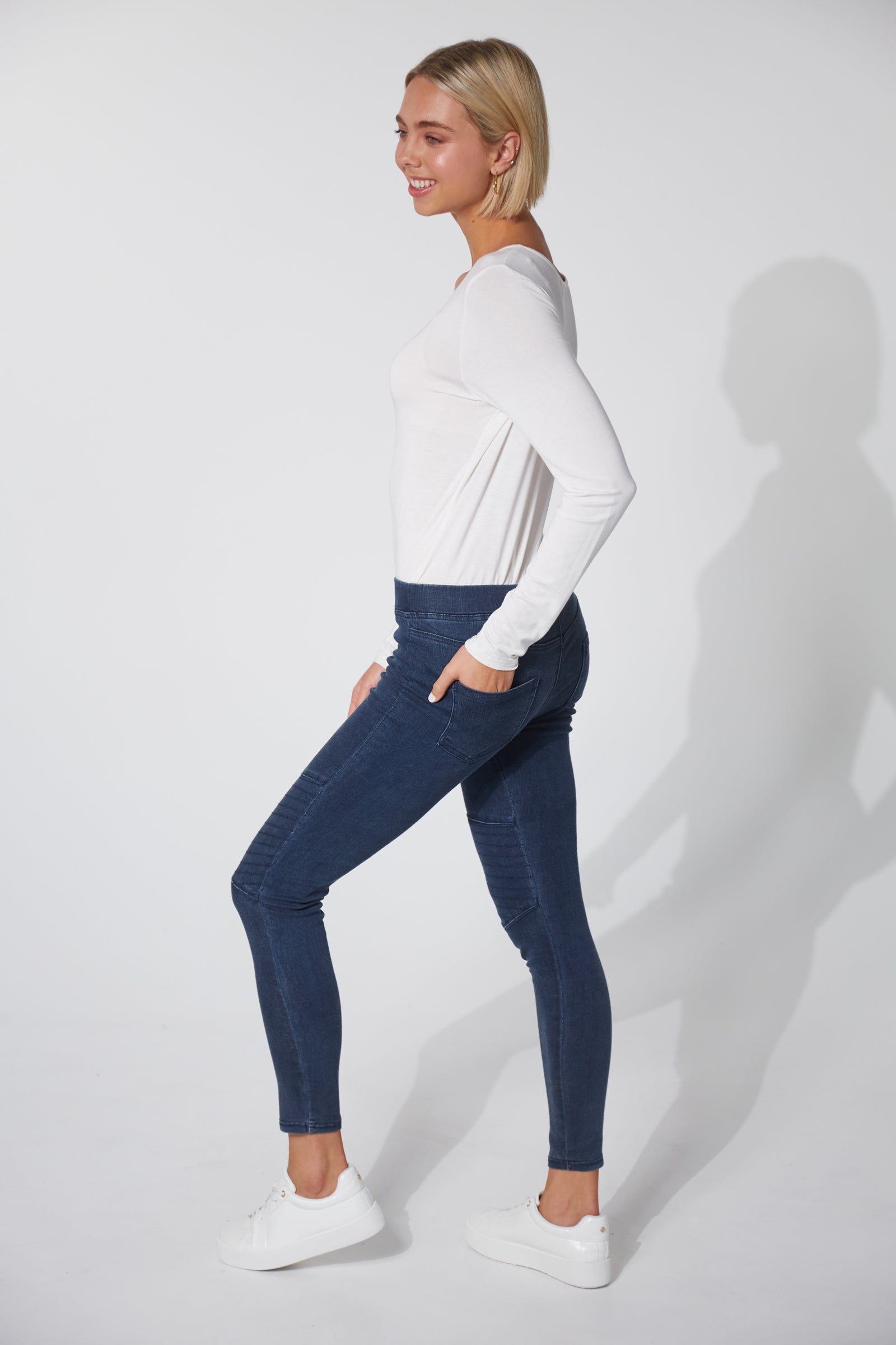 Odyssey Jegging - Denim - The Haven Co