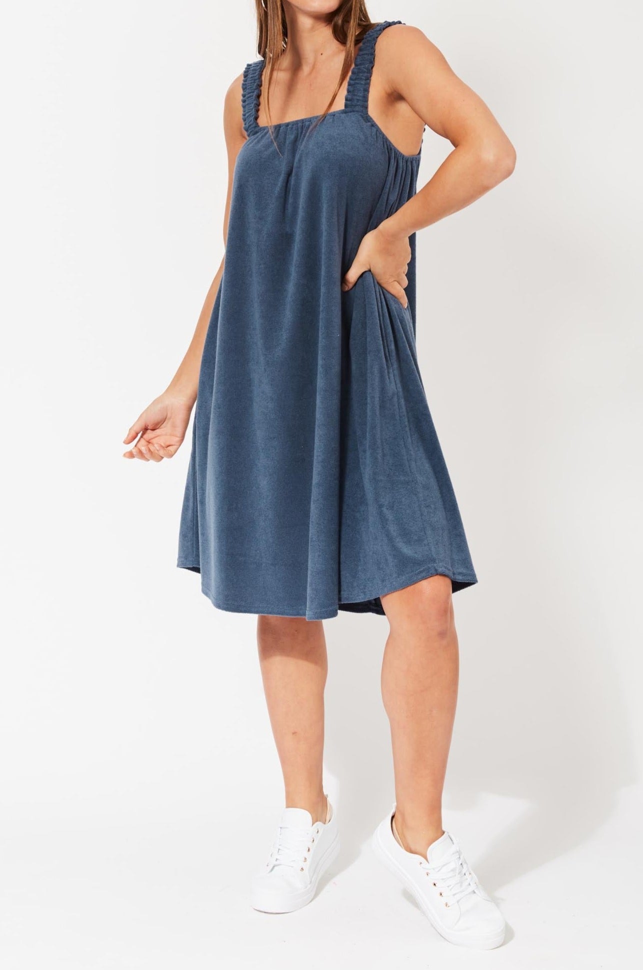 Maluku Tank Dress - Indigo - The Haven Co