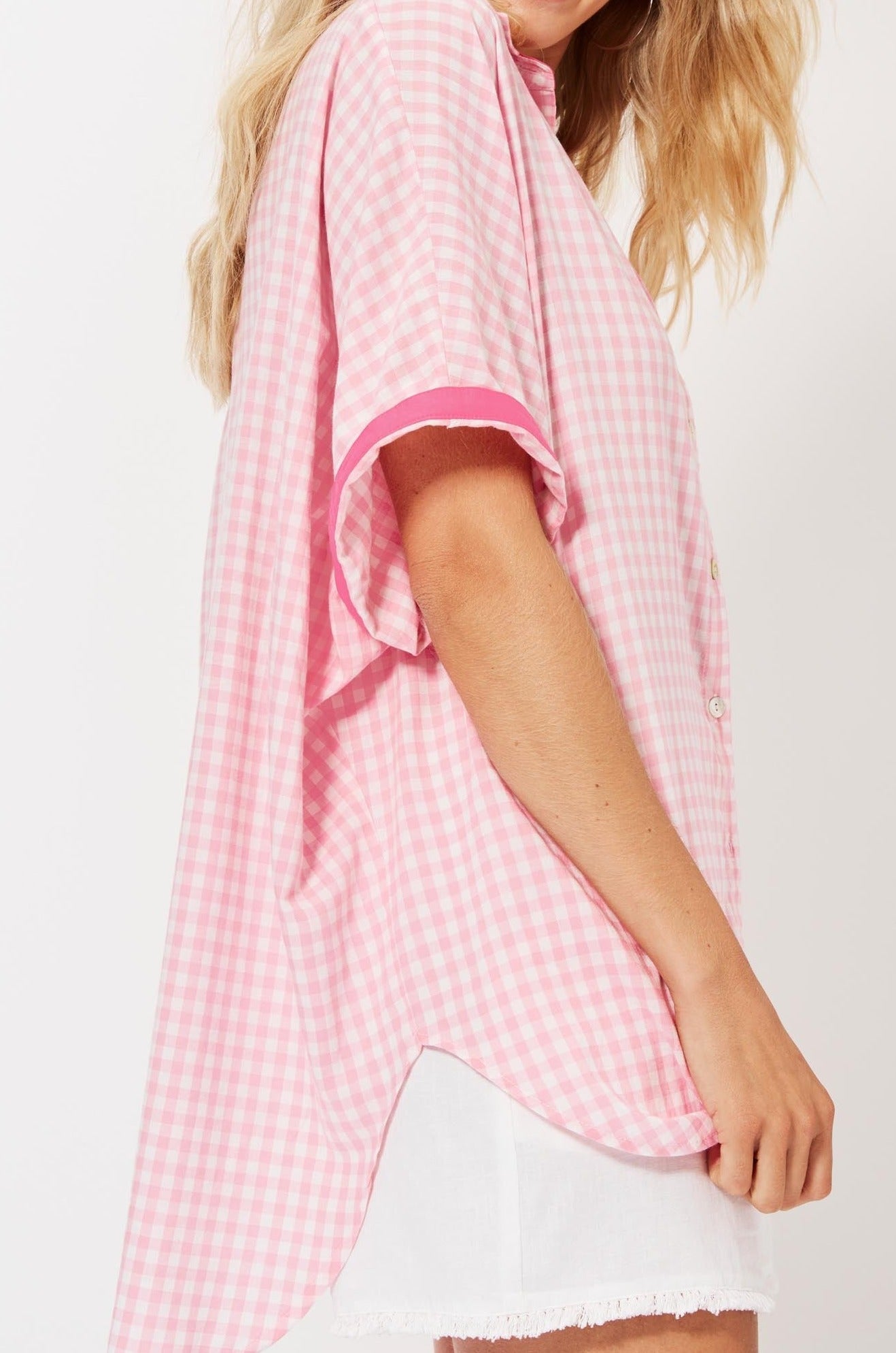 Rio Oversized Shirt - Blossom - The Haven Co