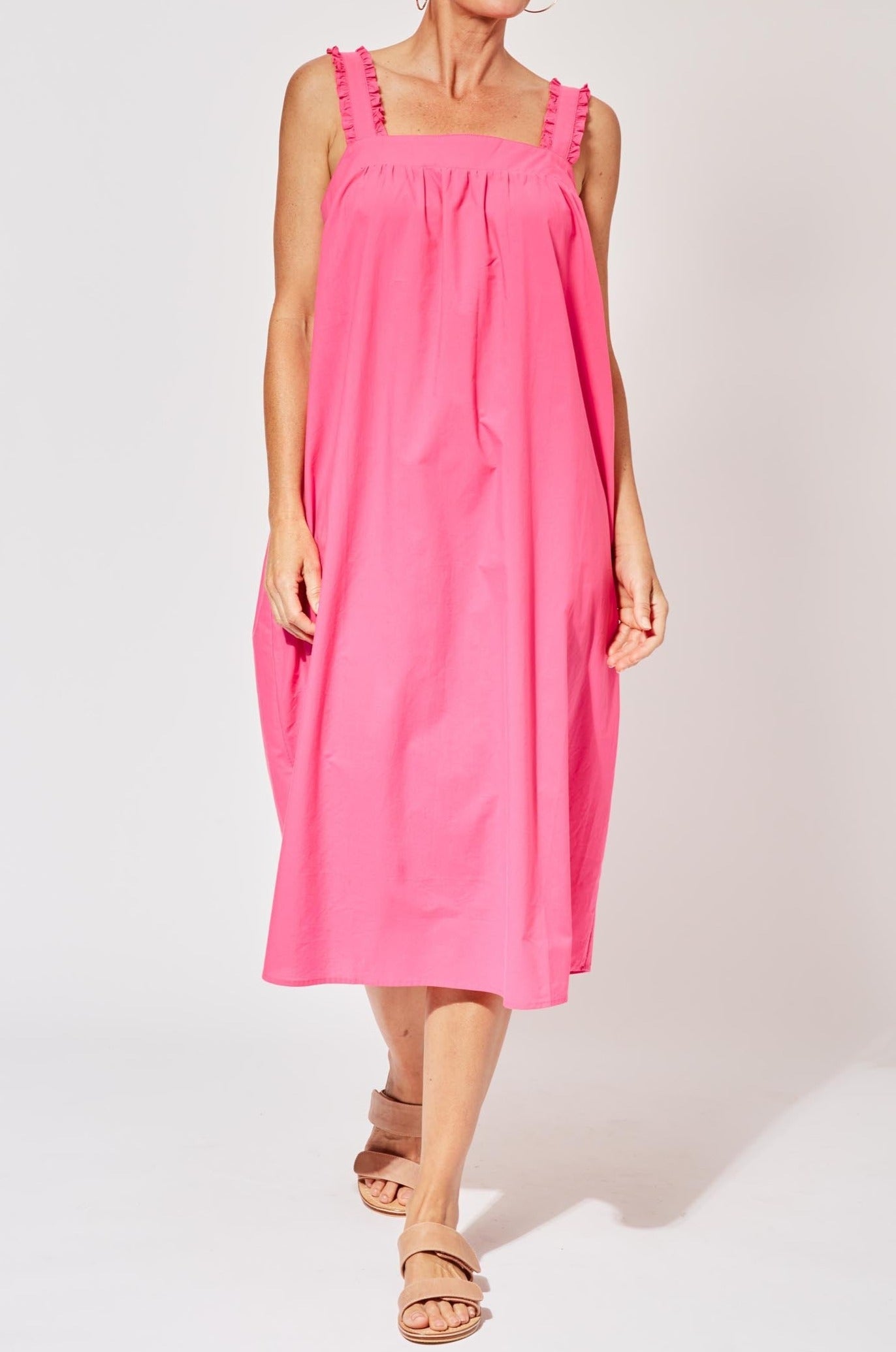 Sentosa Tank Dress - Flamingo - The Haven Co