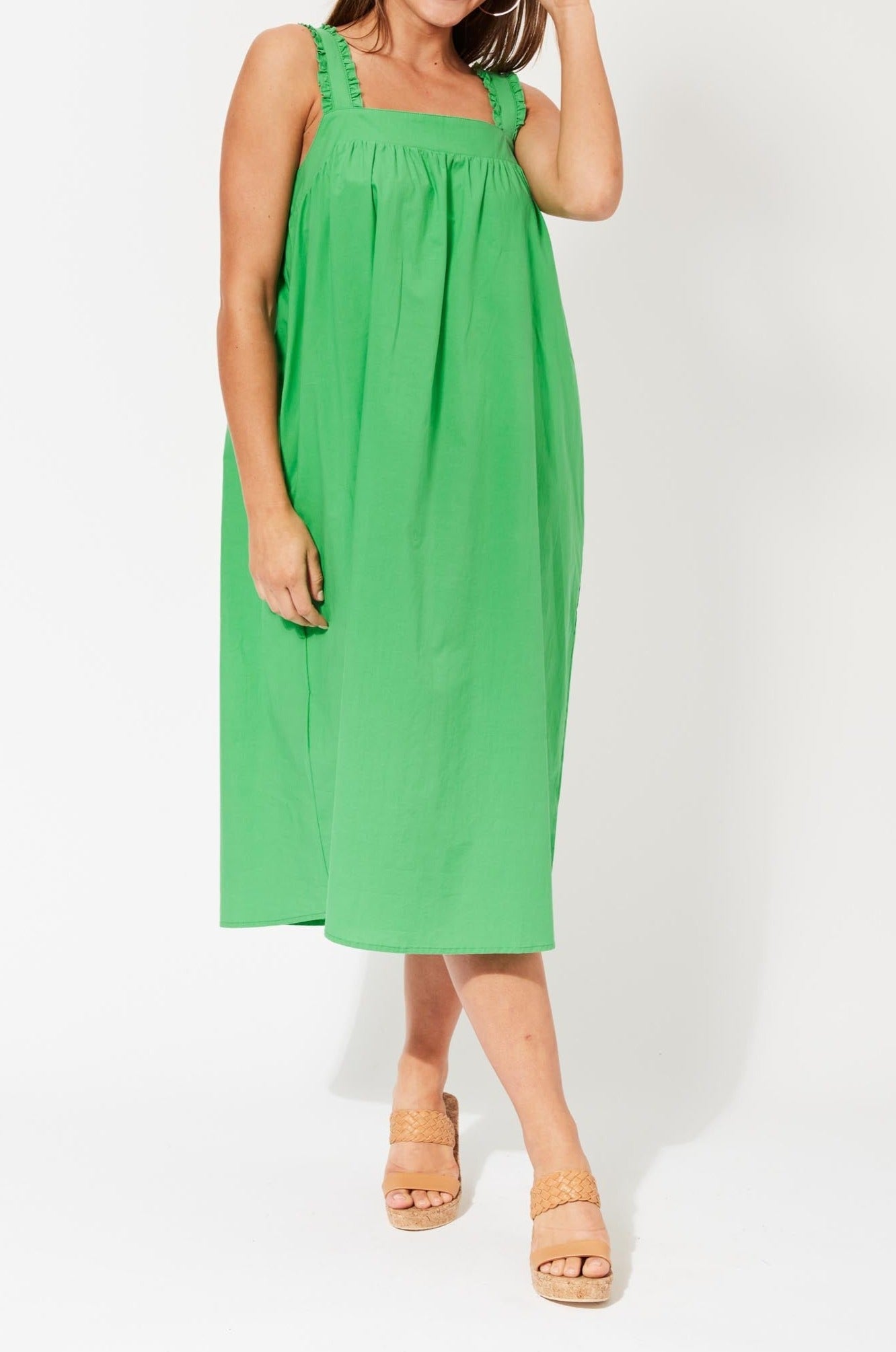 Sentosa Tank Dress - Key Lime - The Haven Co