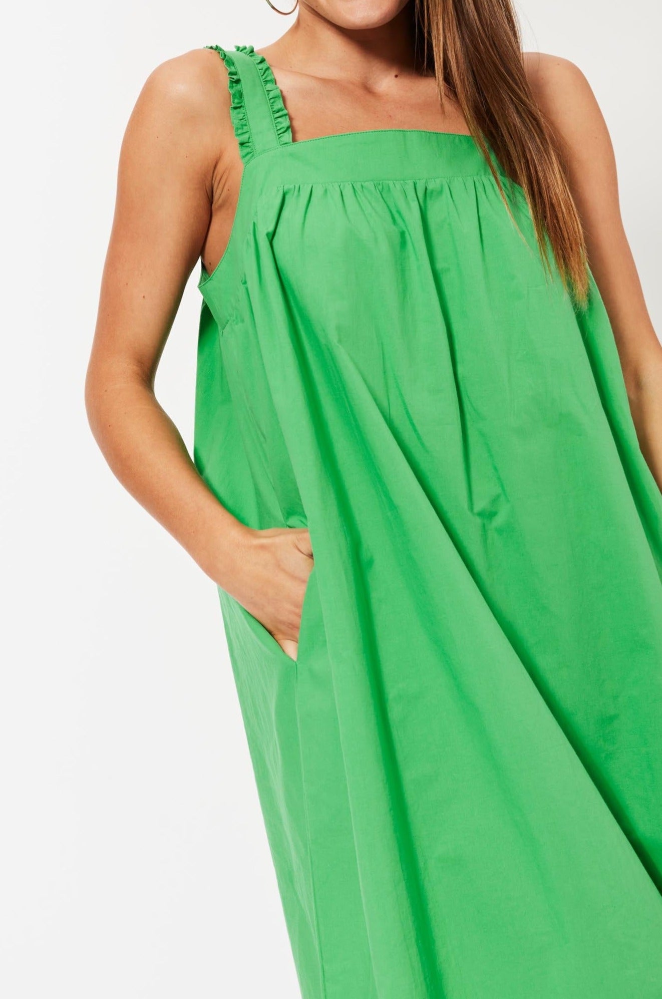 Sentosa Tank Dress - Key Lime - The Haven Co