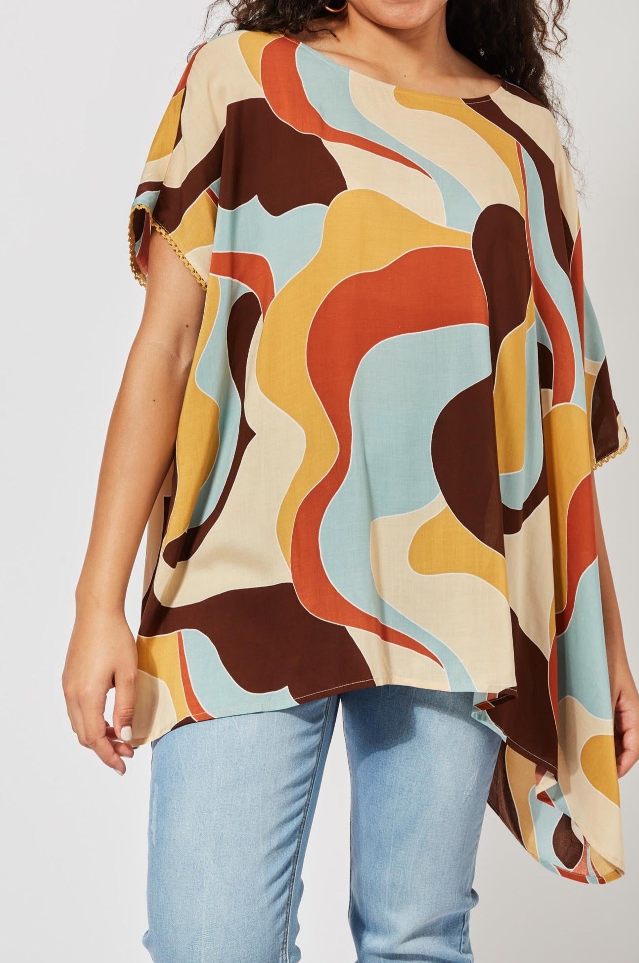 Saba Asymmetric Top - Pucci - The Haven Co