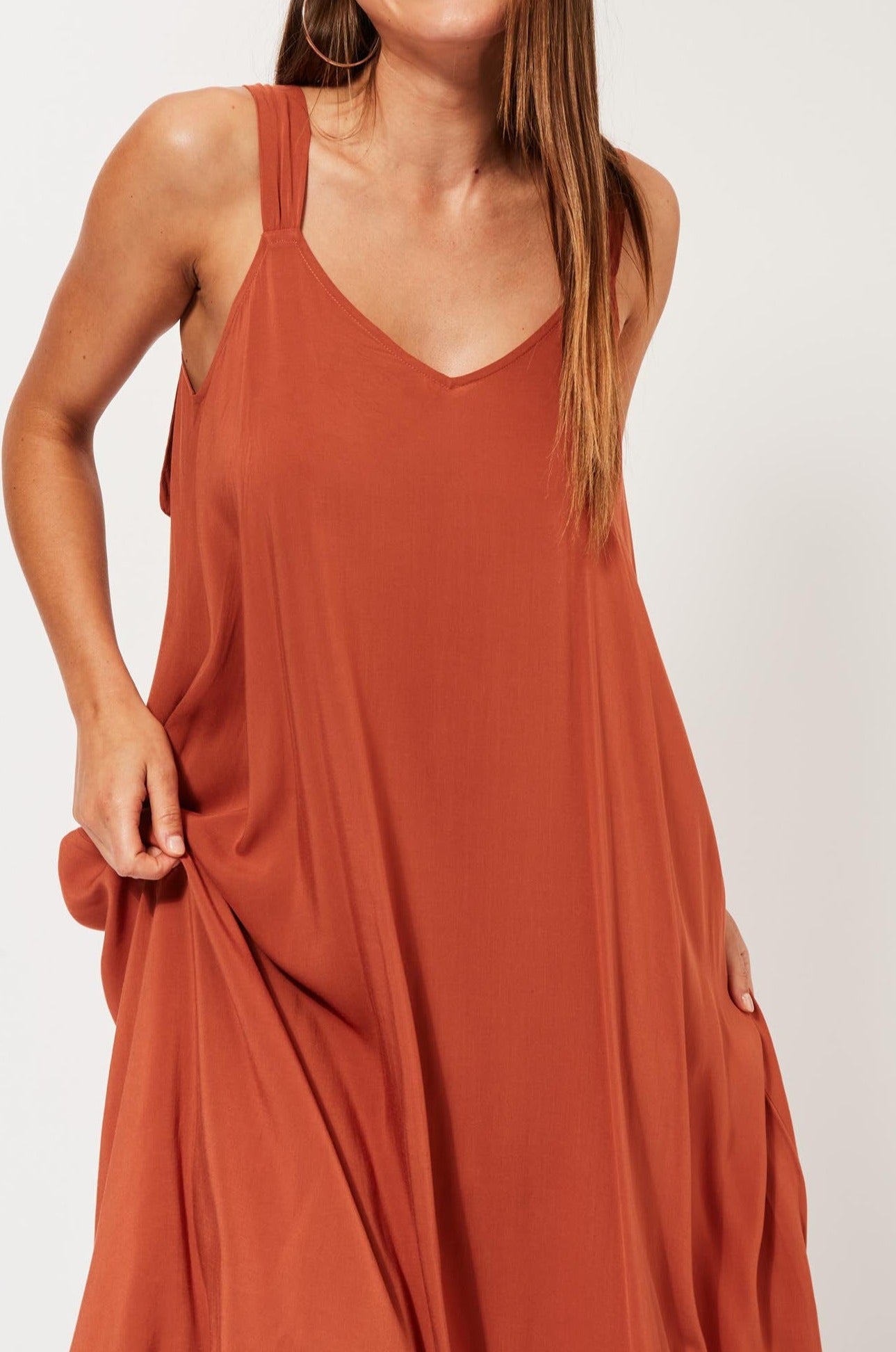 Saba Maxi - Rust - The Haven Co