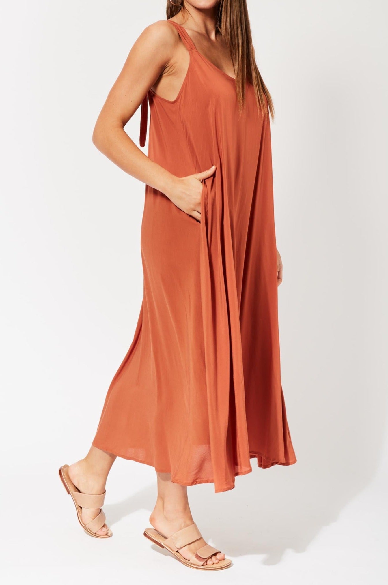 Saba Maxi - Rust - The Haven Co